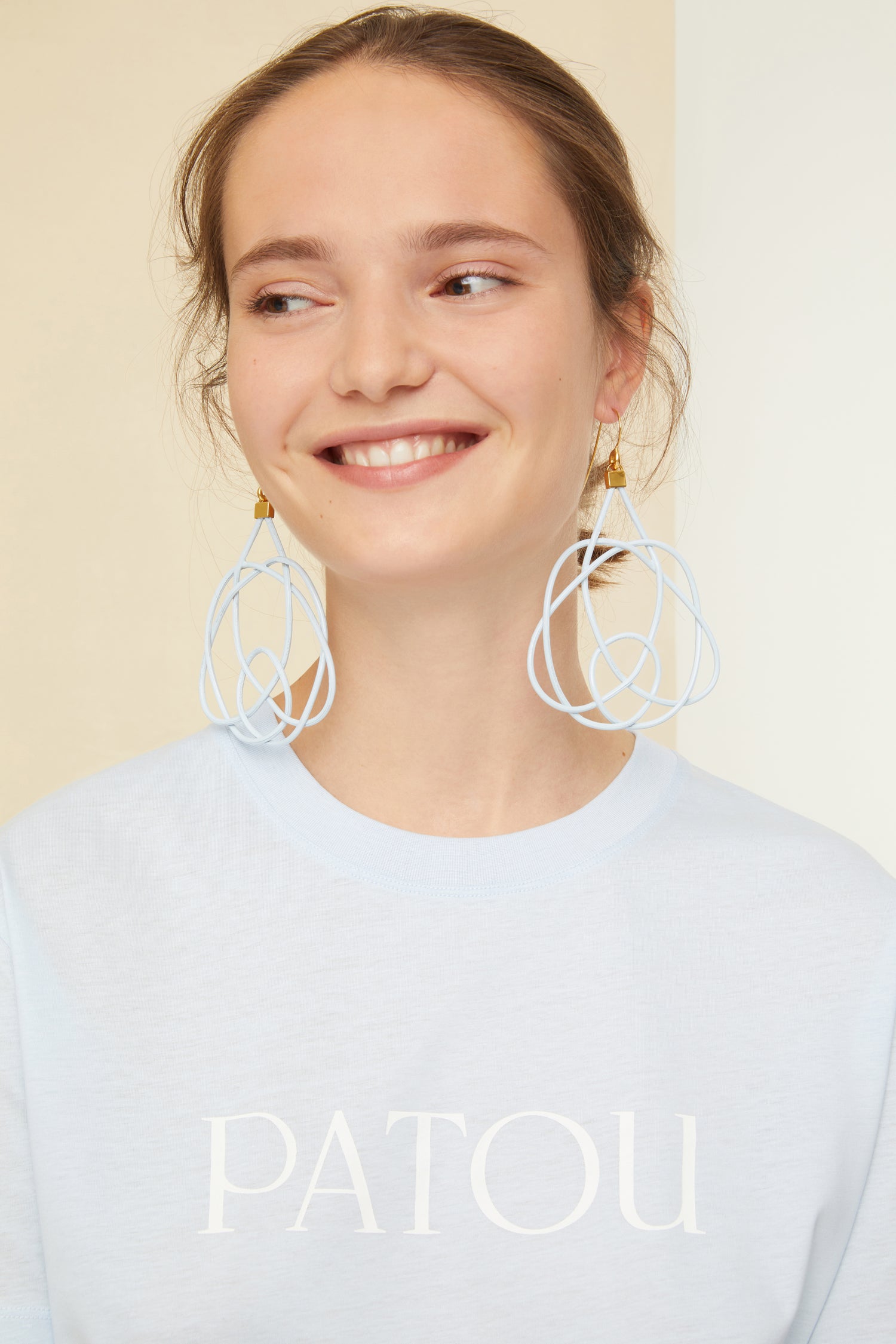 Patou P22JW0810043626B boucles oreilles osier Sky Blue TU