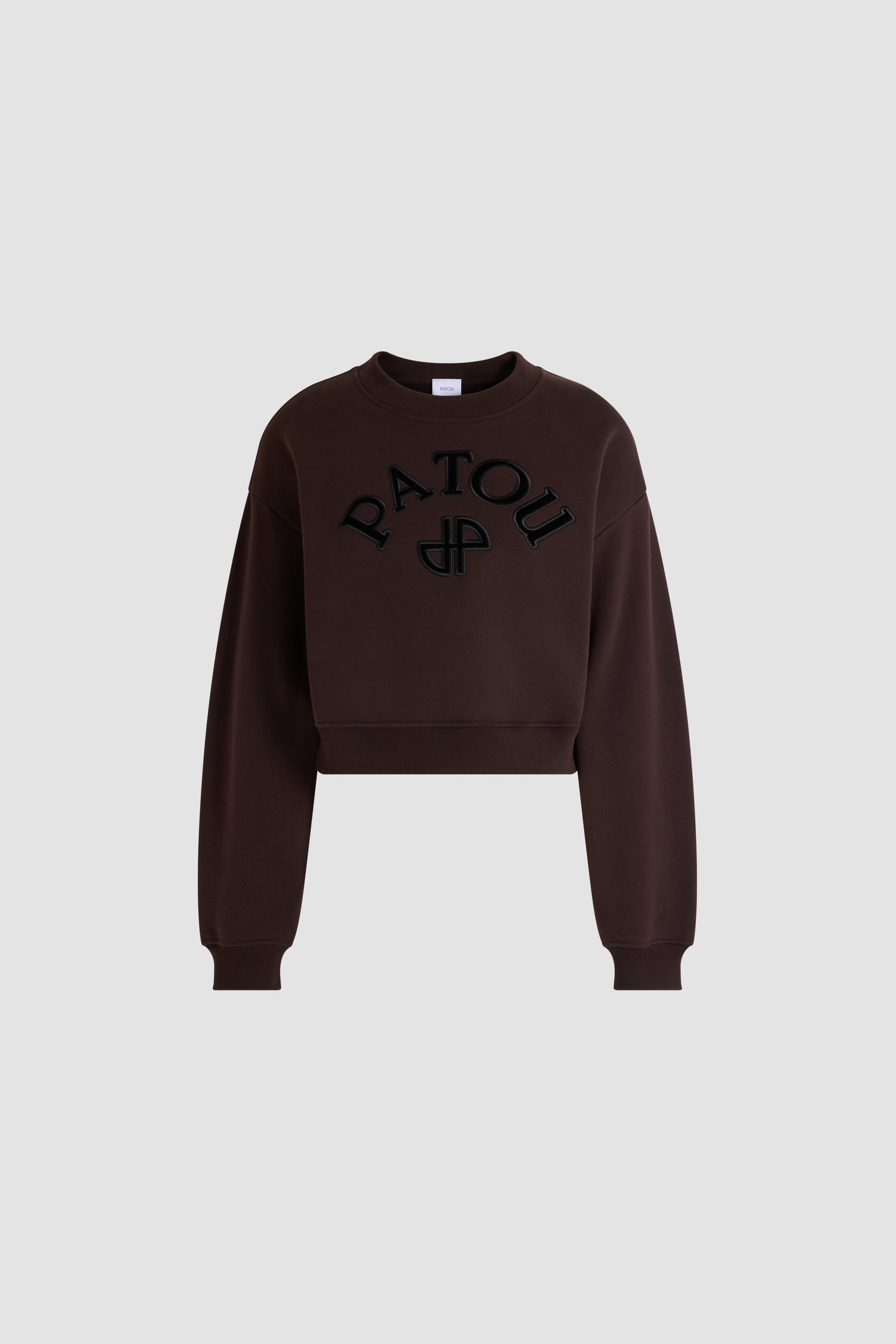 Patou H26JE2819995818B sweat coton bio marron