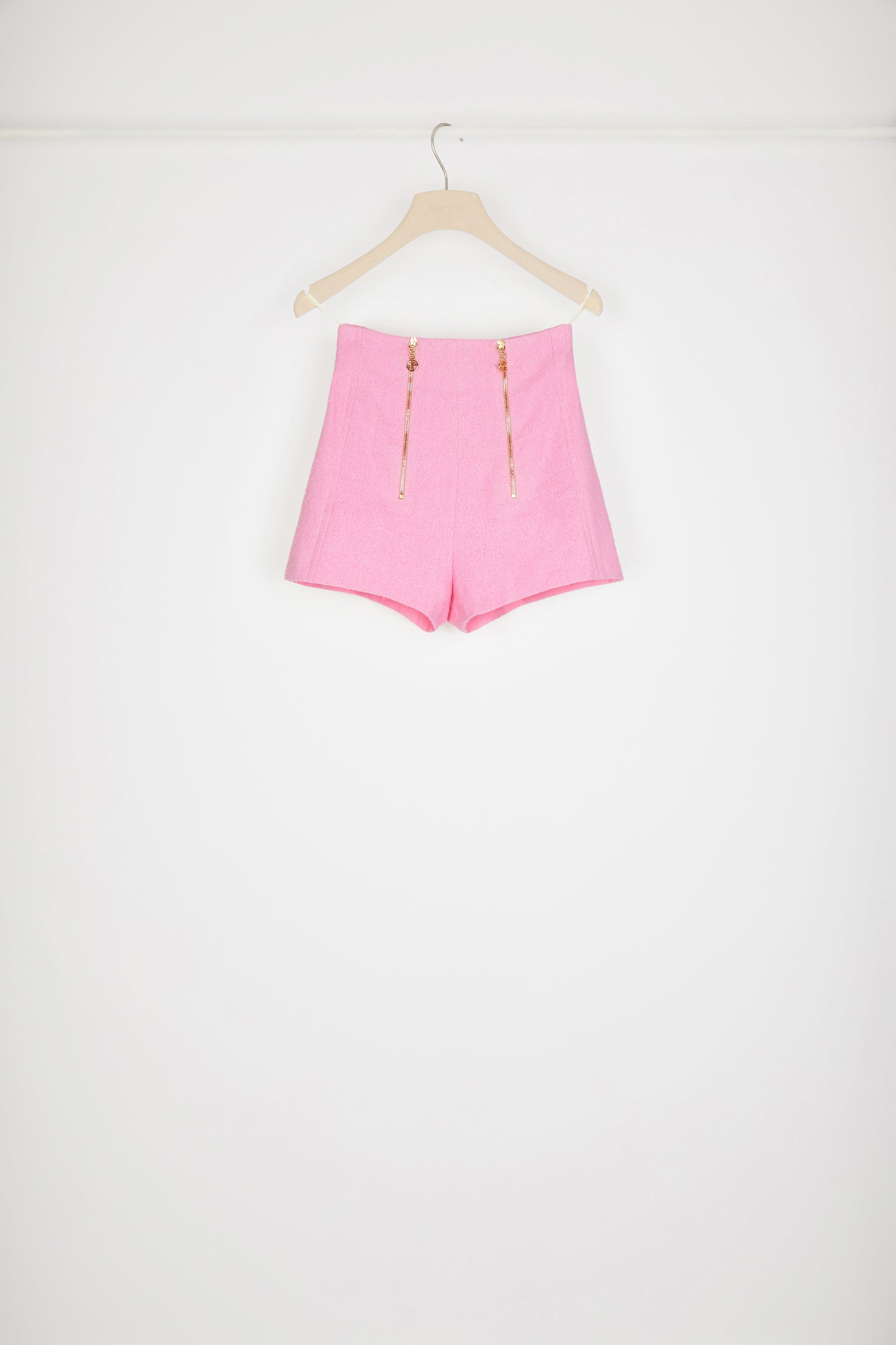 Patou P23TR0290134453B short tweed rose Begonia Pink