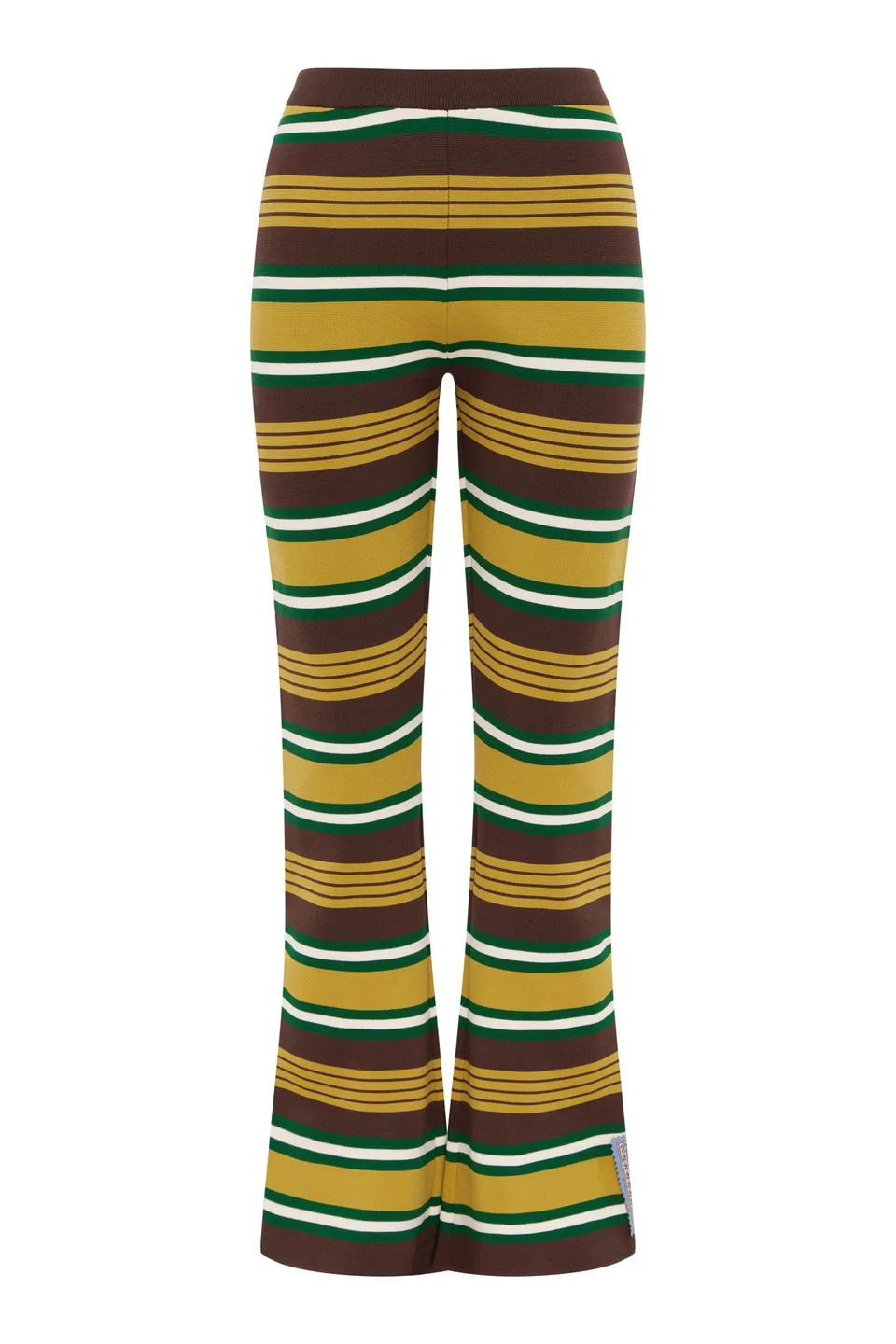 Alemais Clover Knit Pant pantalon maille M jambe évasée