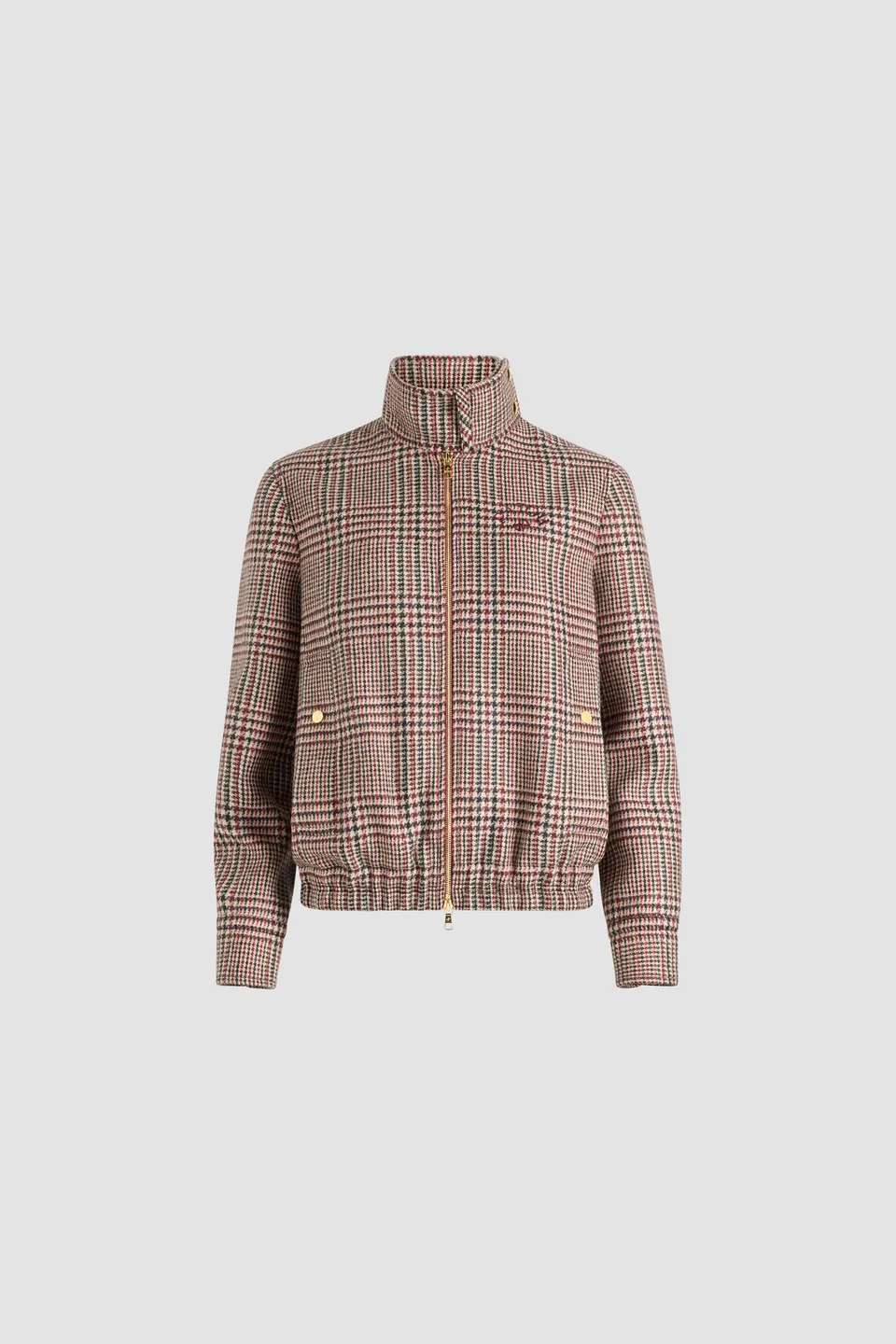 Patou Jackets bomber Prince de Galles laine 34-44