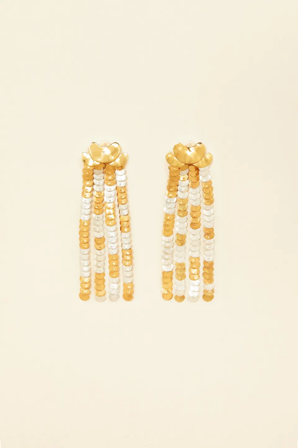 Patou JW002 boucles d'oreilles laiton or argent