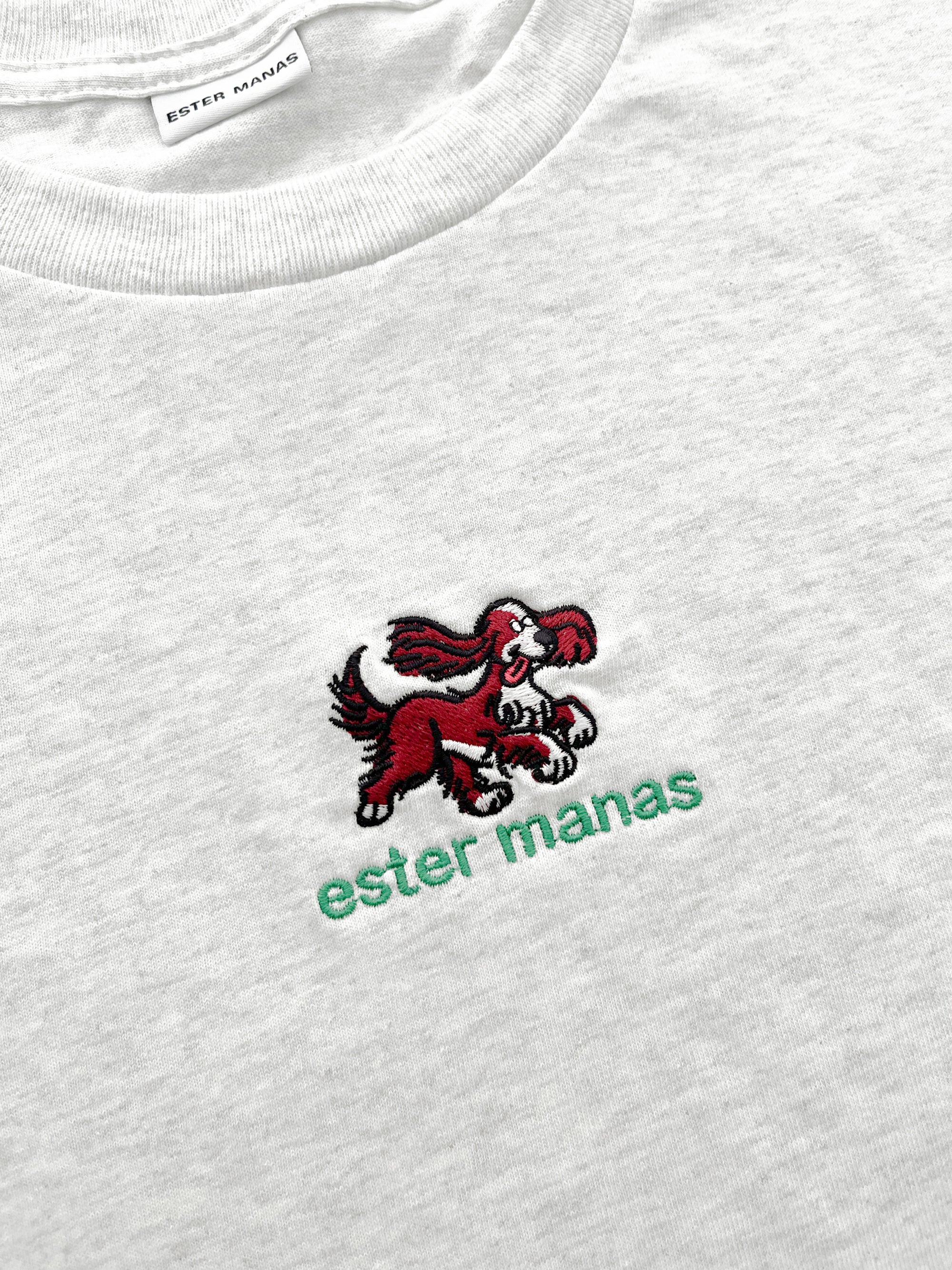 Ester Manas Everydoggy T-shirt gris Bulldog XS/S coton