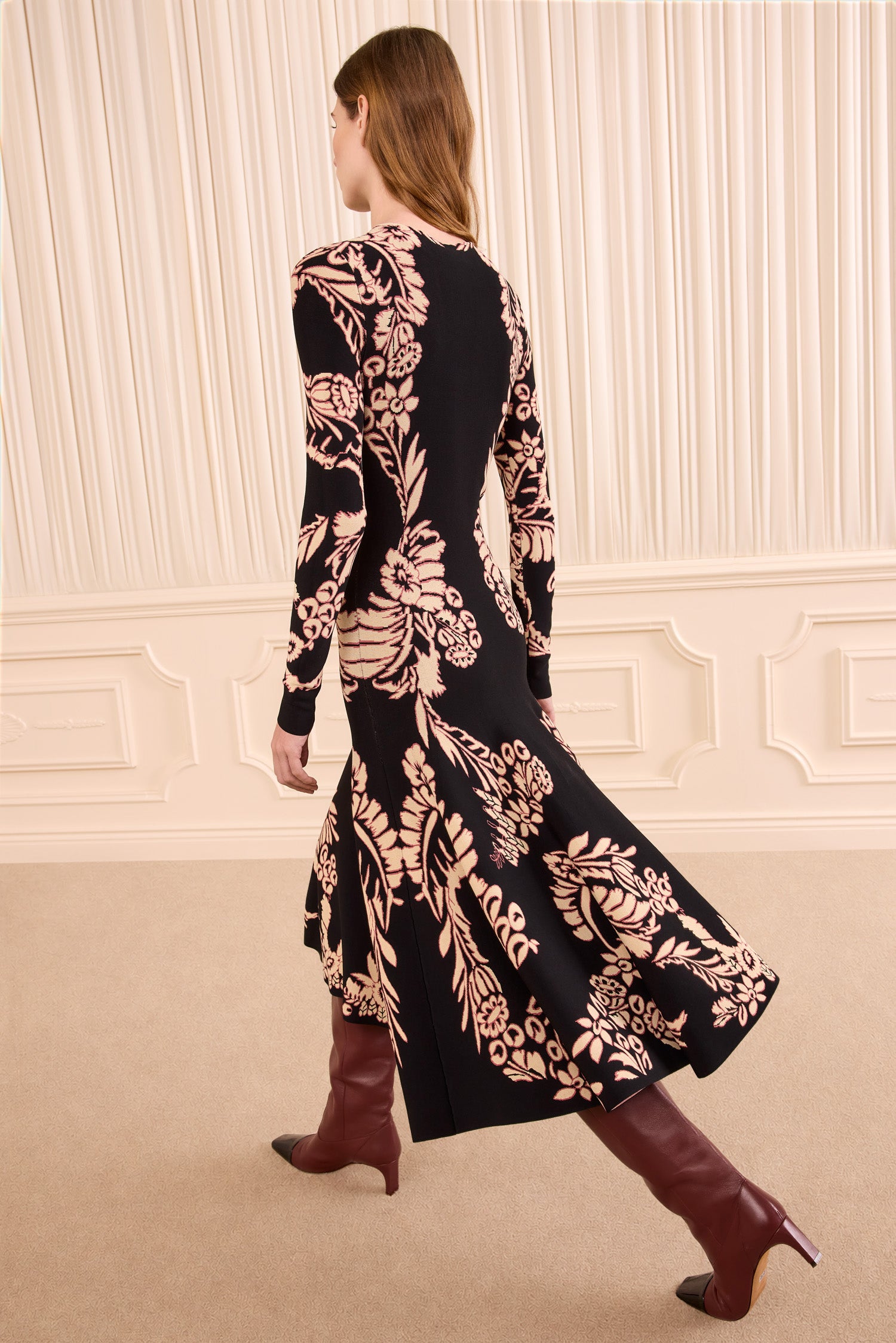 Ulla Johnson Knits Robe Nerissa Vesper jacquard midi