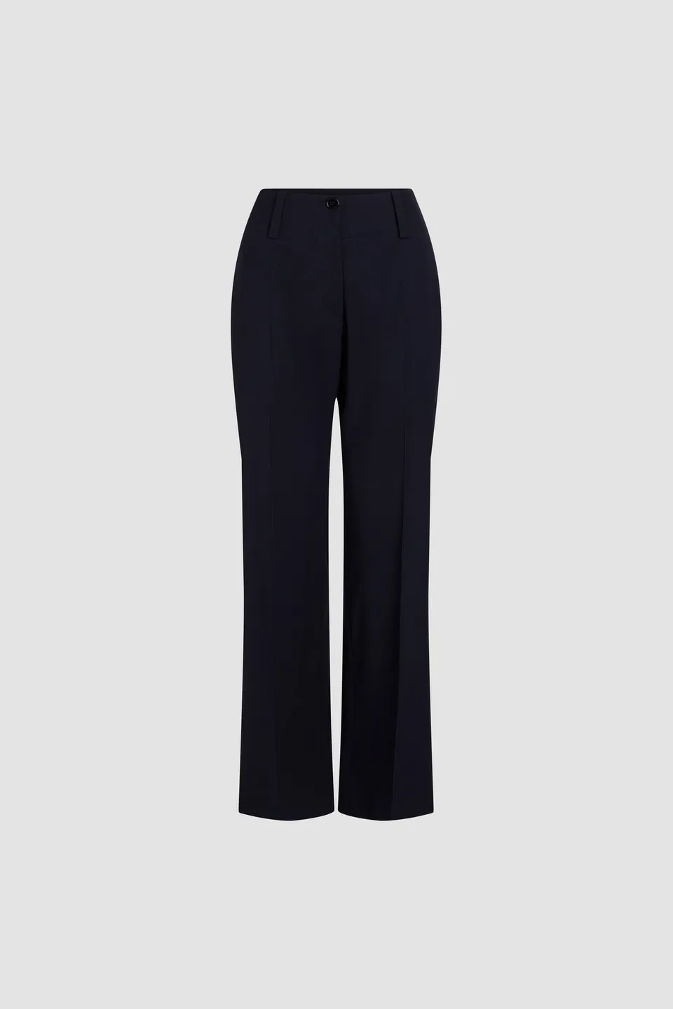 Patou TR049 pantalon droit laine marine noir coupe droite