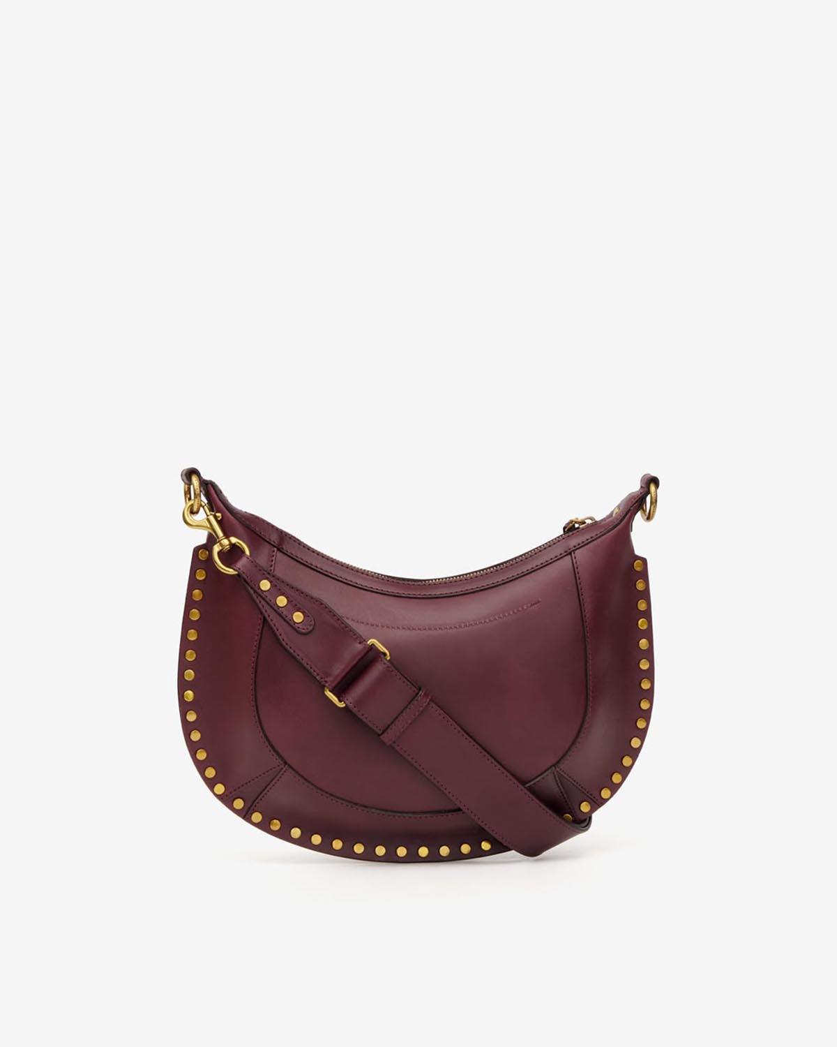 Isabel Marant Naoko sac cuir bordeaux 33 cm
