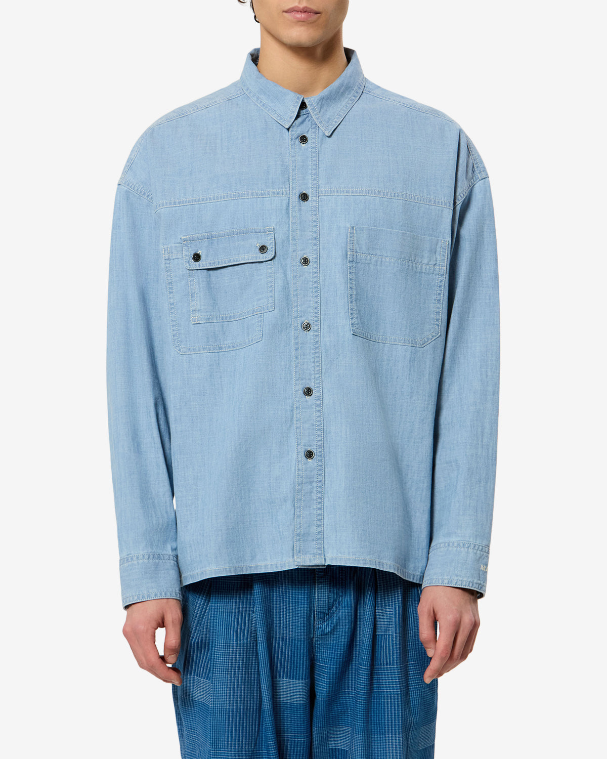 Isabel Marant Vittorio chemise coton bleu XS à XL