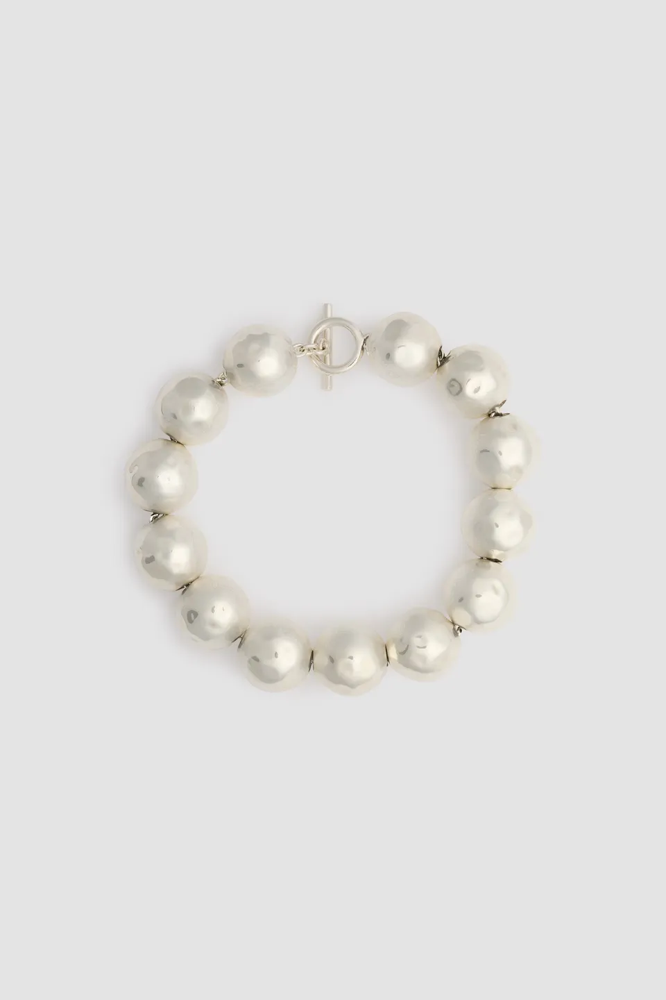 Patou JW130 collier argent boules martelées
