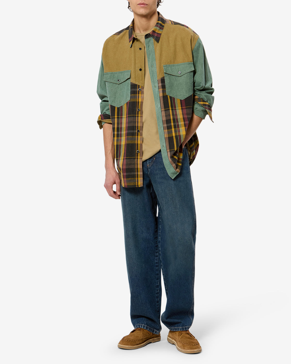 Isabel Marant Jorjey jean loose délavé bleu
