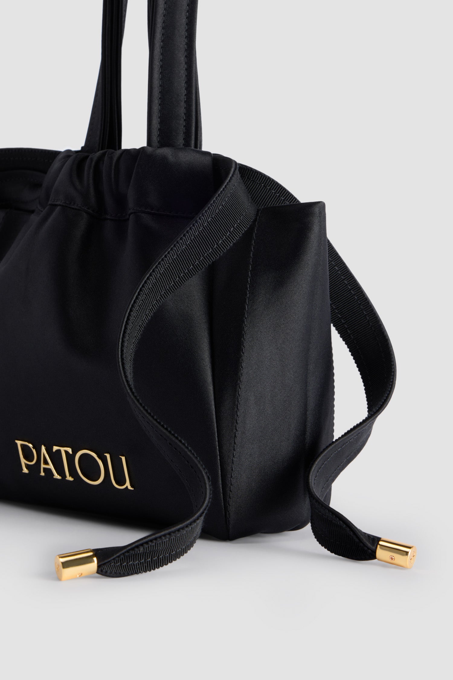 Patou Pouch AC074 pochette satin noir TU recyclé