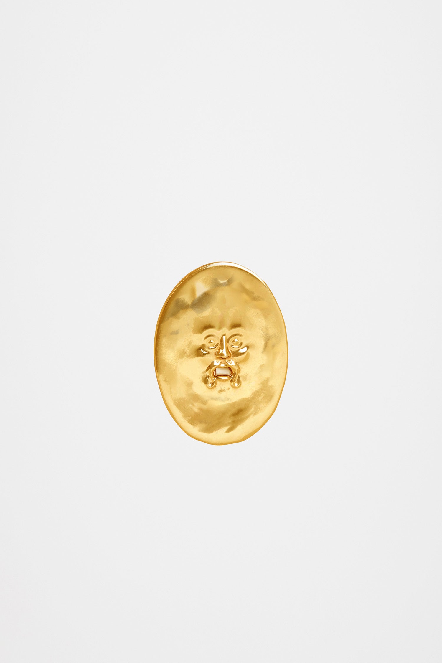 Patou H20JW0201001299G broche visage Gold