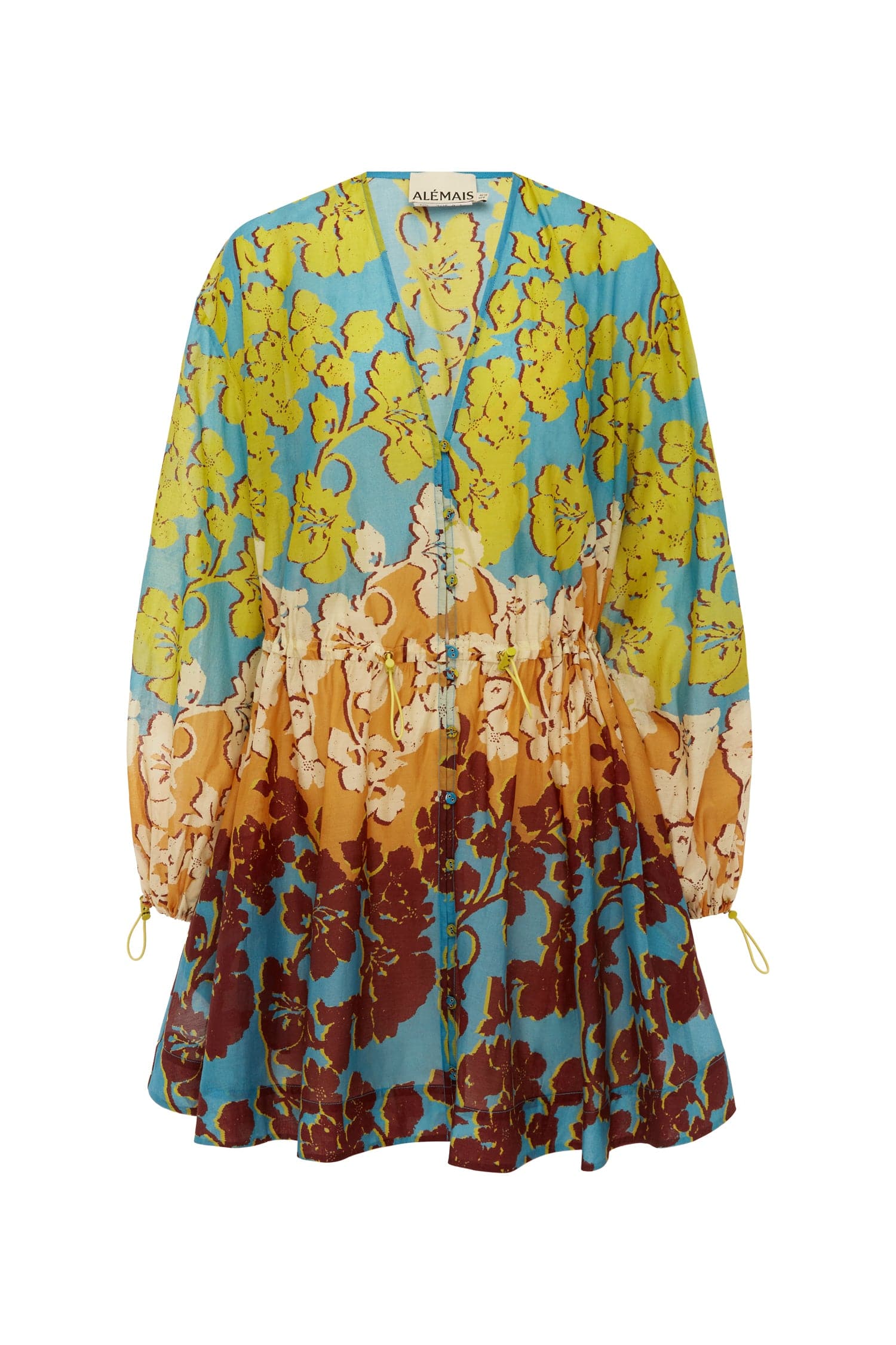 Alemaïs Dresses Splice Mini Dress robe mini 8 coton soie