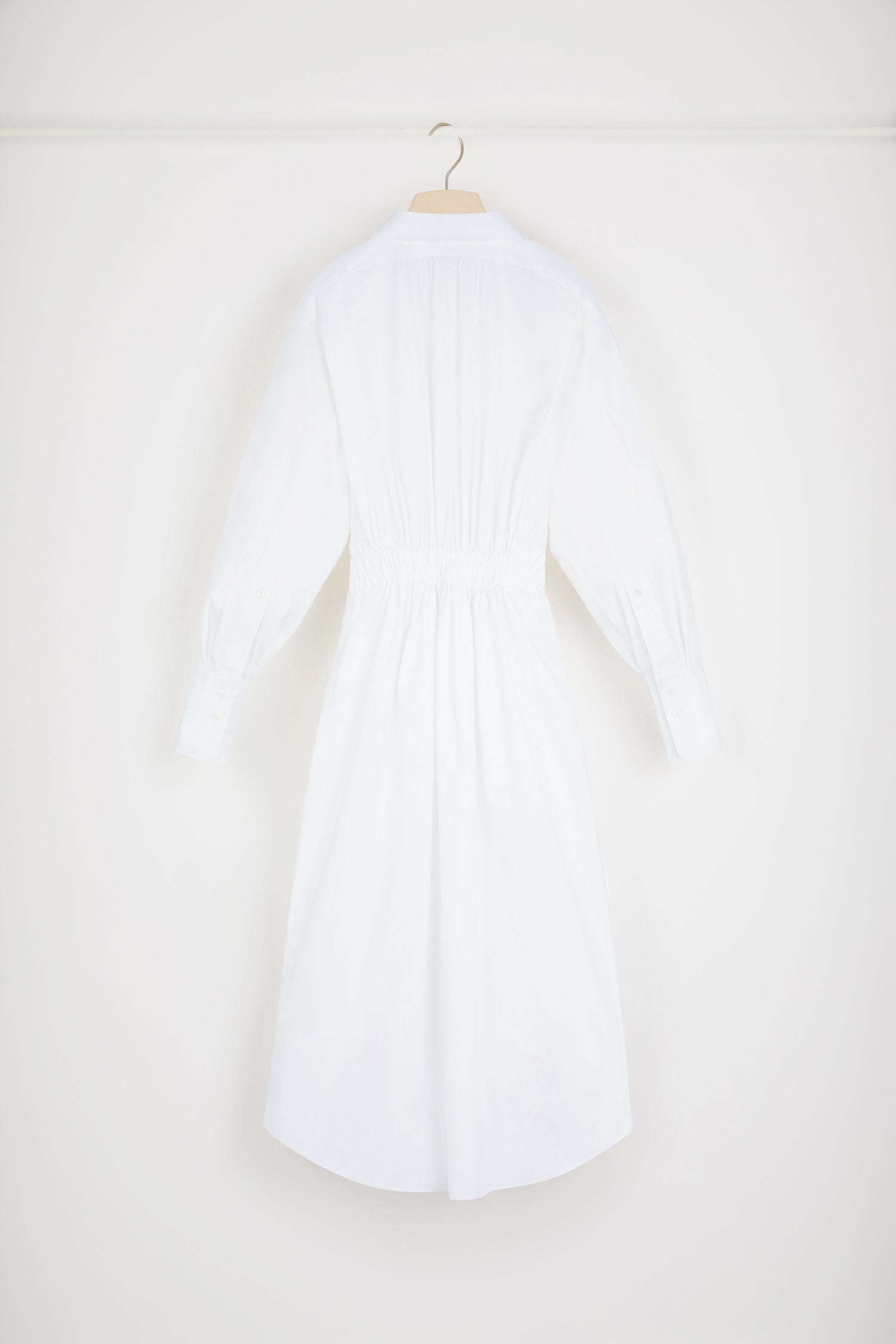 Patou H22DR097 robe maxi coton bio blanche 34-44