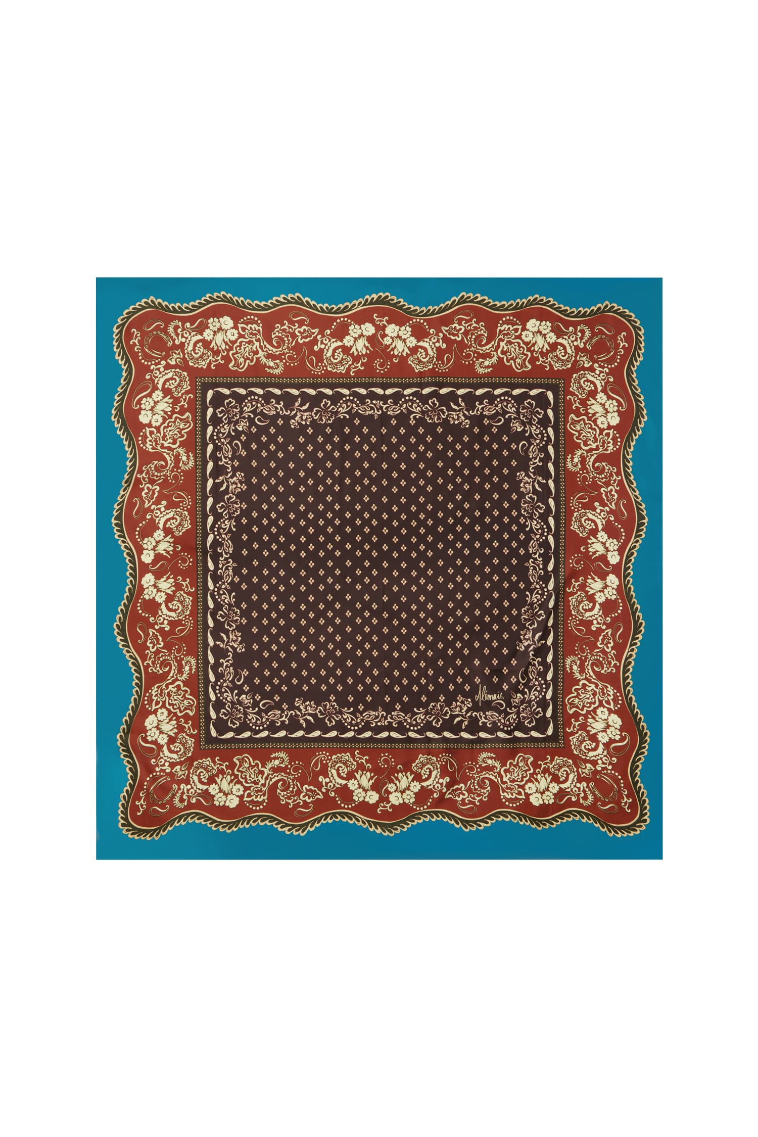 Alemaïs Alma Silk Scarf carré soie imprimé