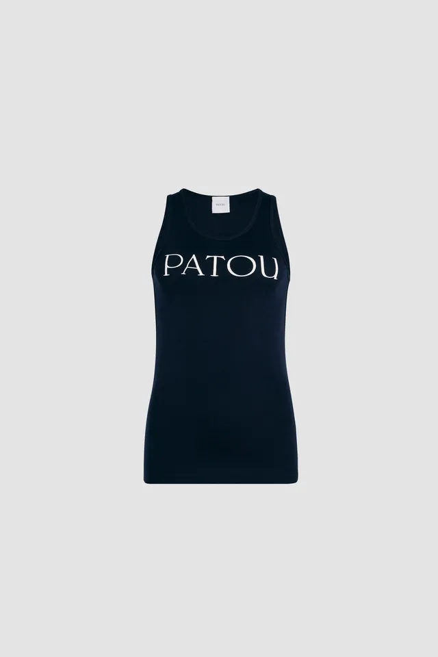 Patou JE015 débardeur coton bio bleu Navy Black
