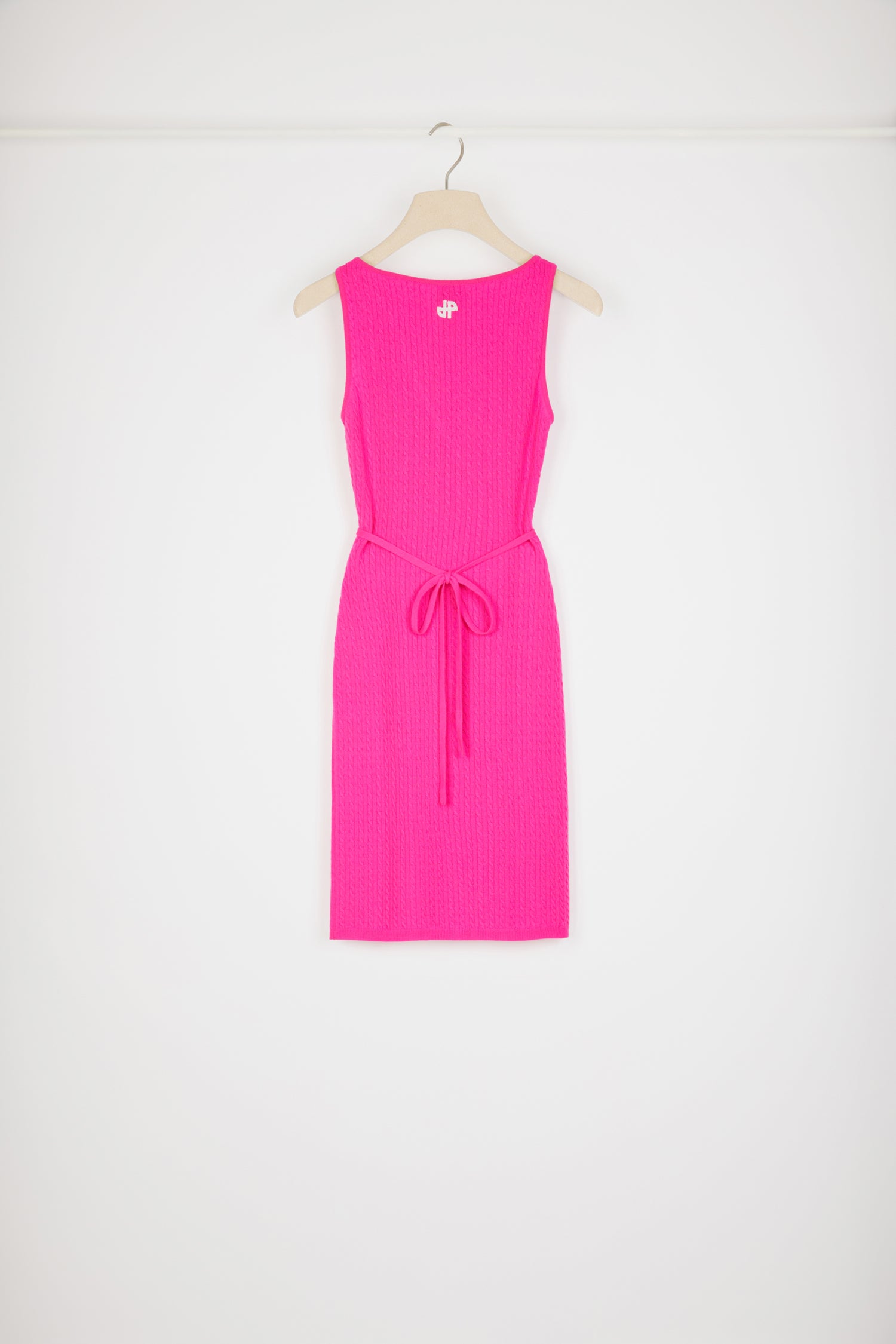 Patou P23KN1218041453B robe portefeuille begonia pink laine
