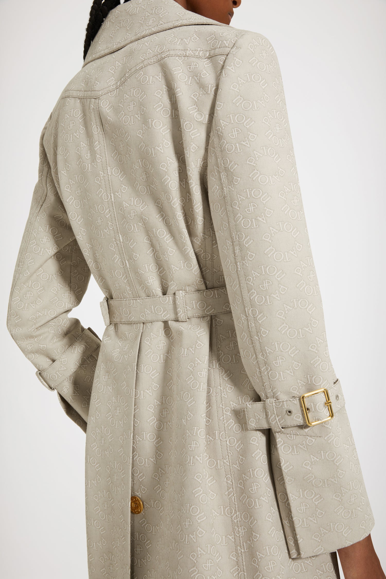 Patou OU019 trench coton bio Medallion tailles 34-44