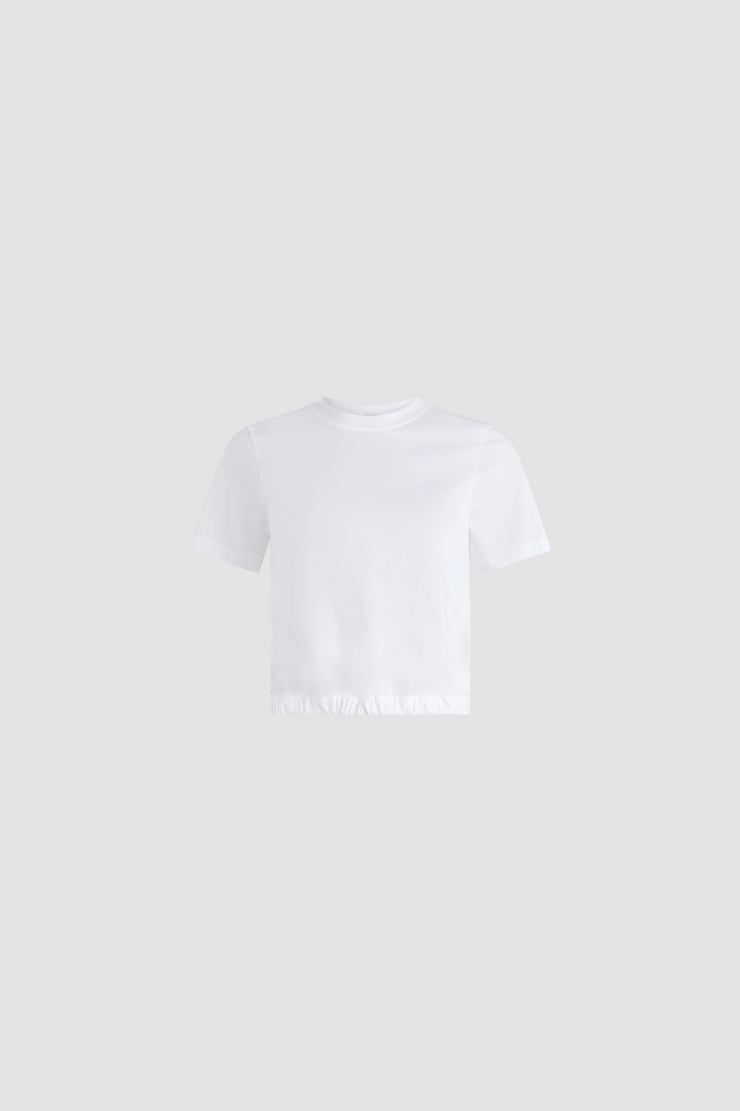 Patou P25JE1509999001W t-shirt coton White dos ouvert