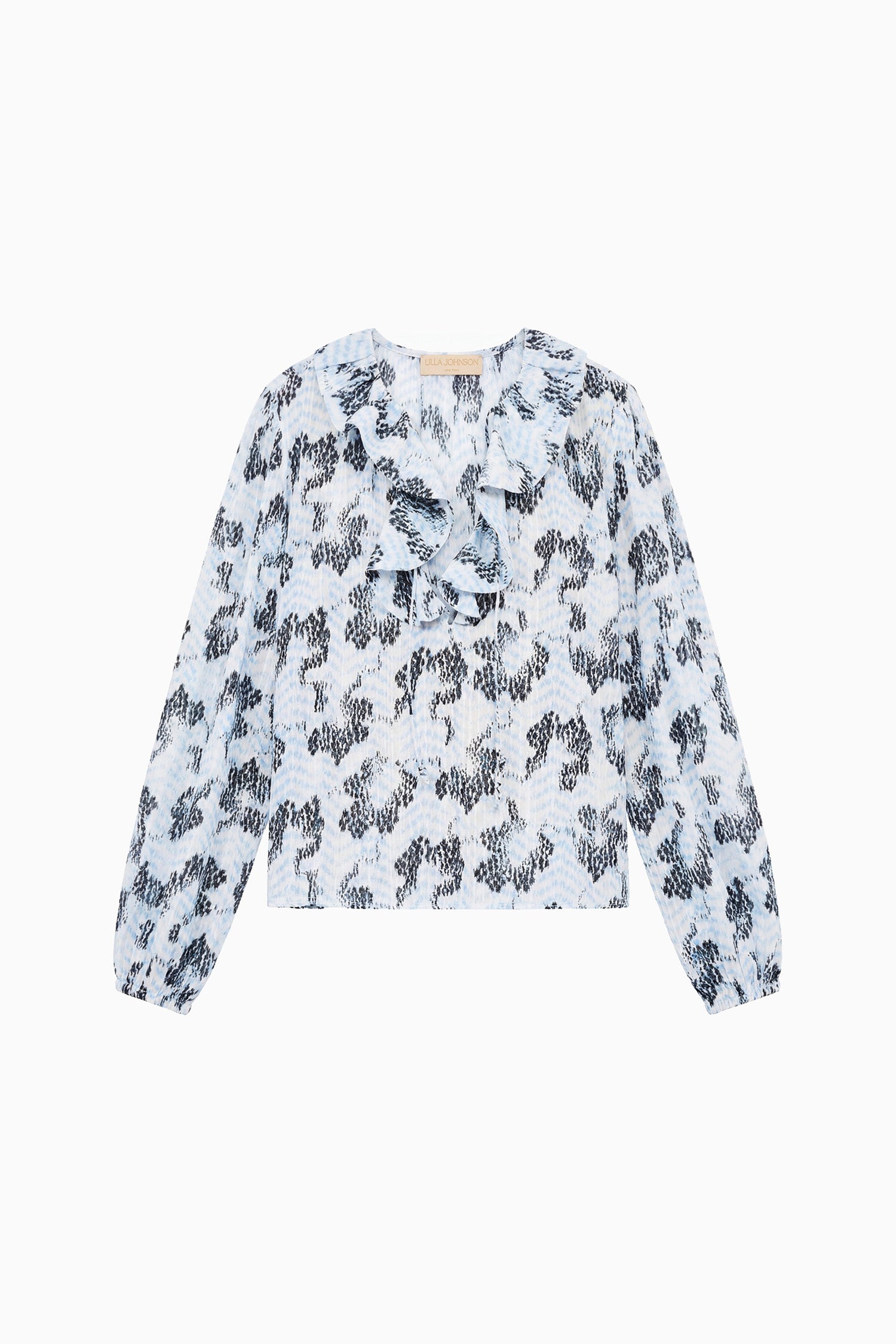 Ulla Johnson Siena haut Ciel coton manches longues