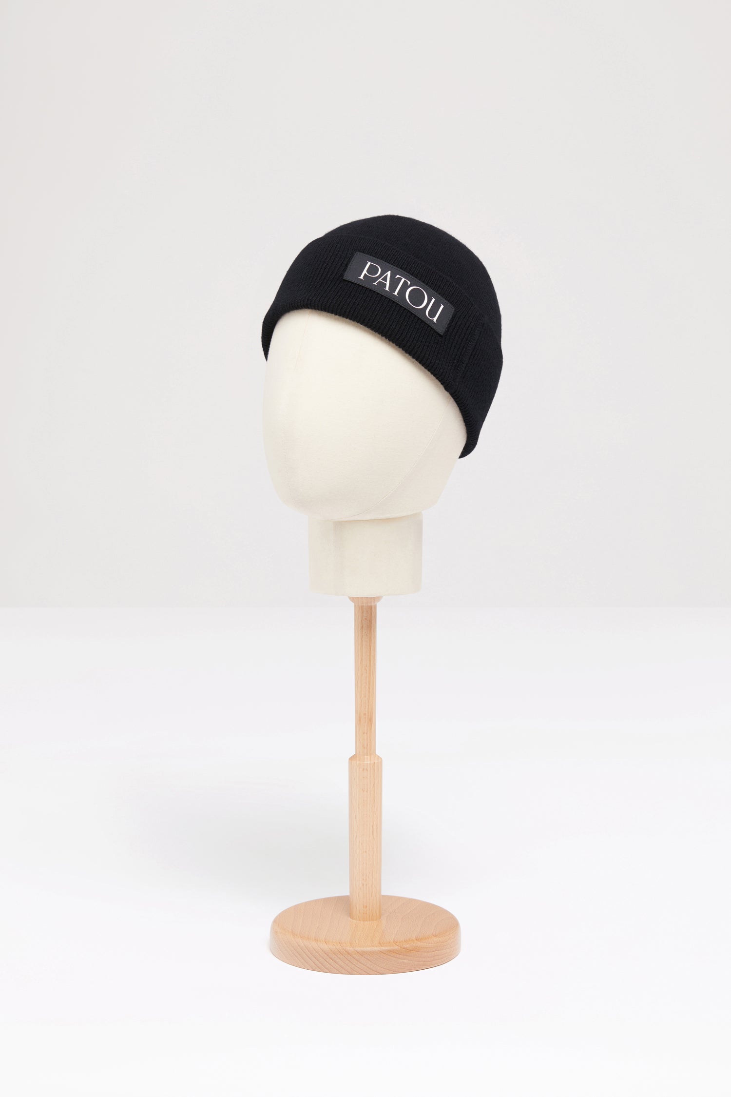 Patou AC039 bonnet laine noir flacon