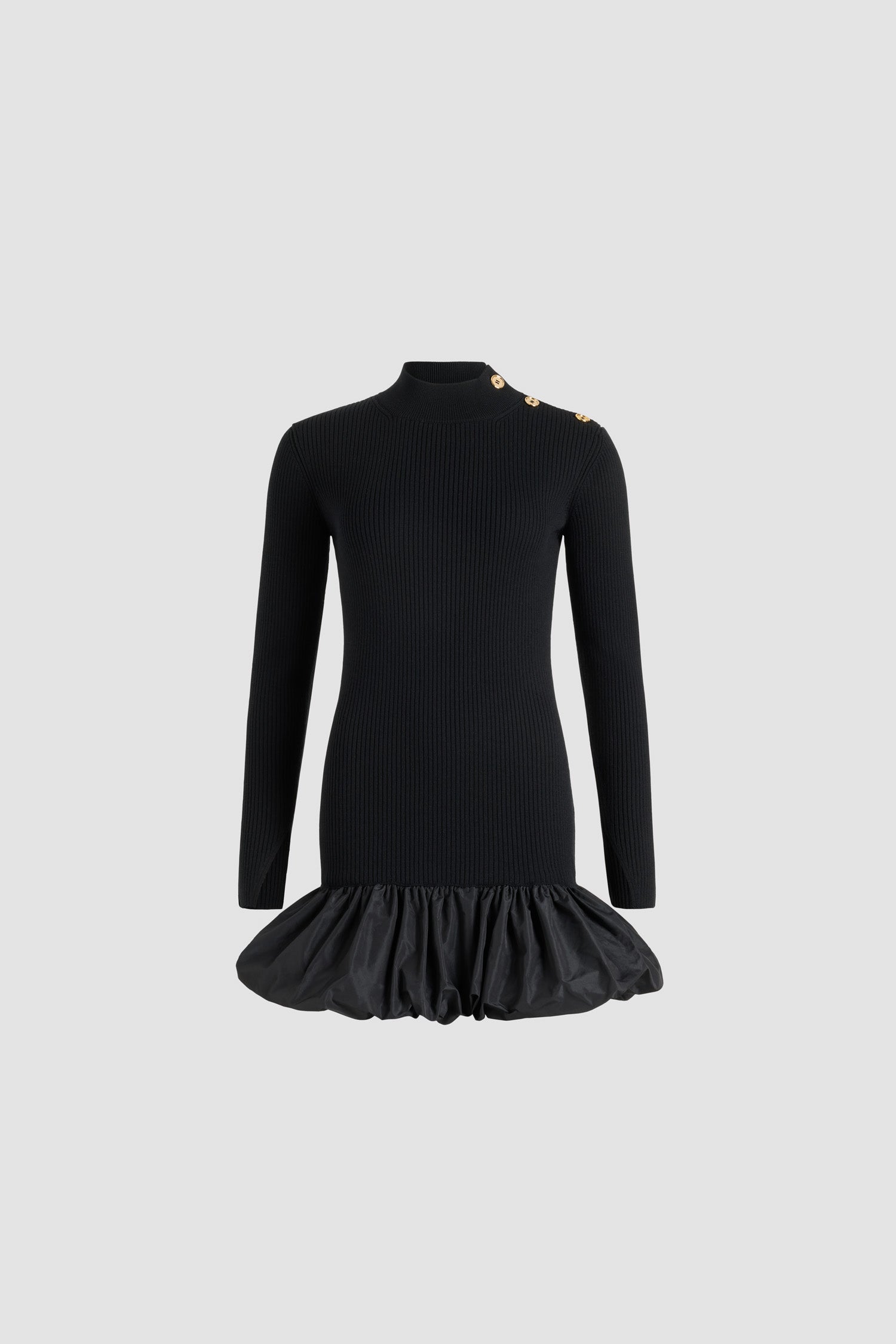 Patou KN271 mini robe maille Noire S volants