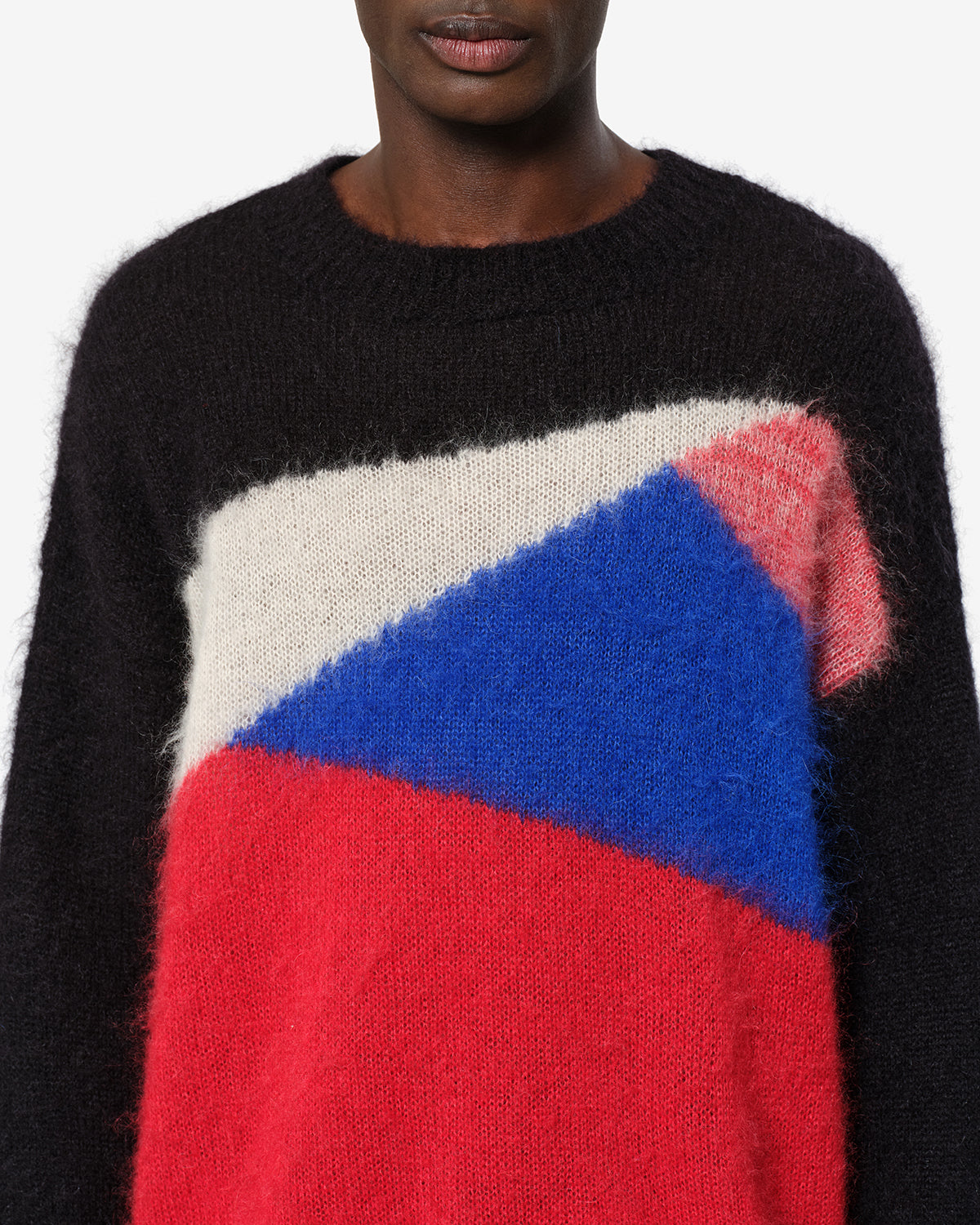 Isabel Marant Leonard PU1001HA pull mohair multicolore