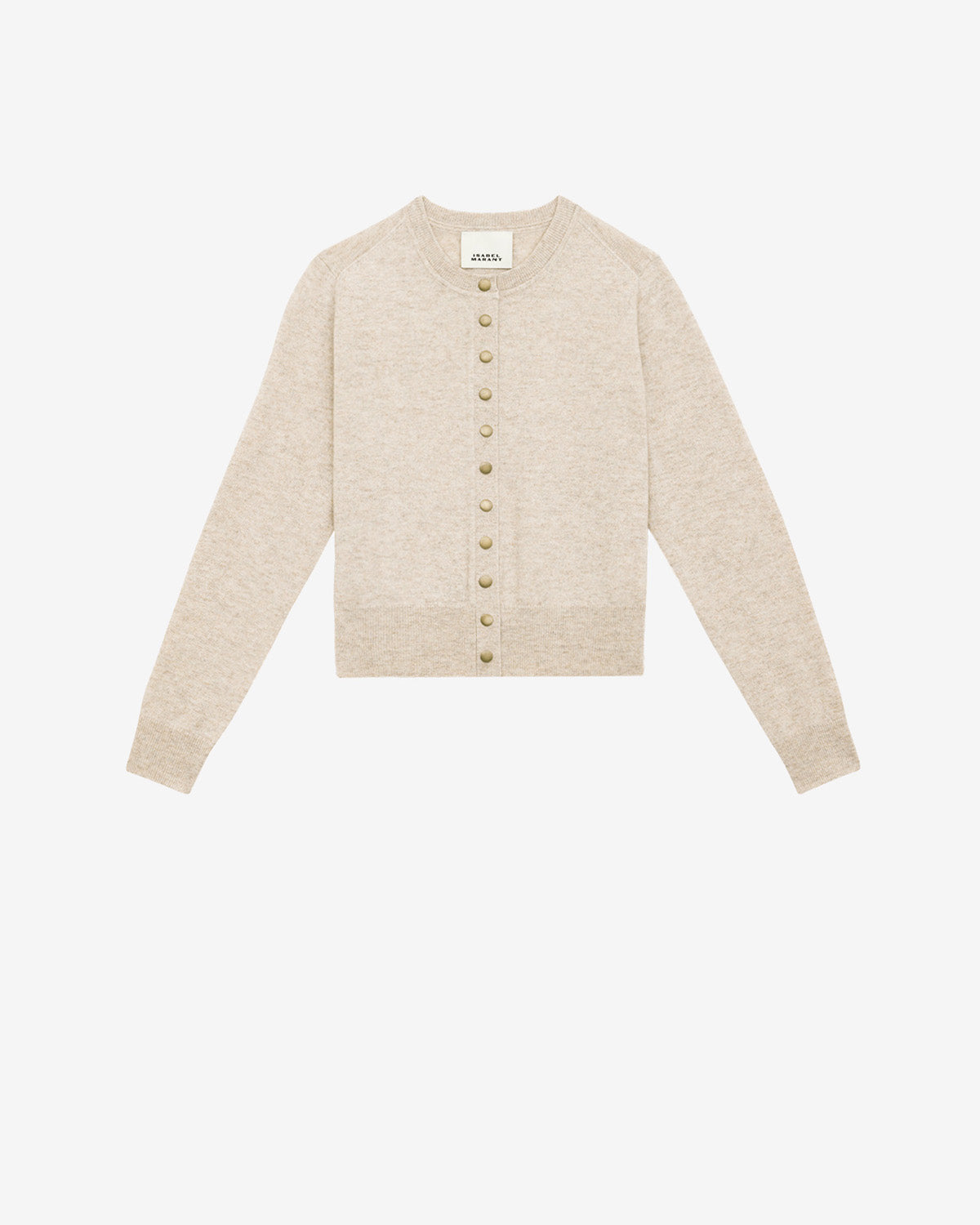 Isabel Marant Idesia cardigan laine beige clair