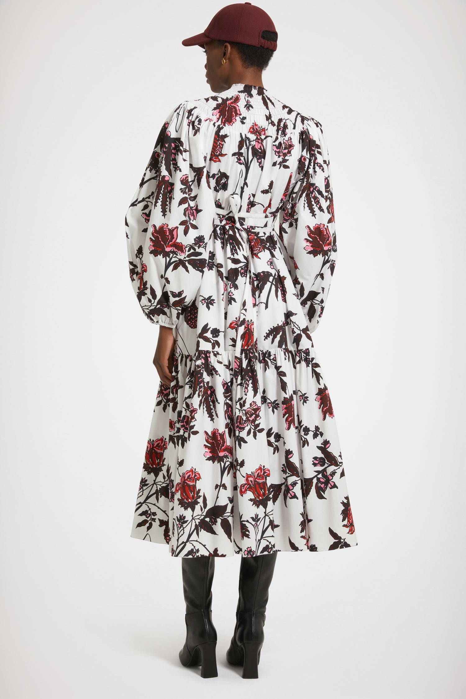 Patou H23DR120 robe maxi coton bio Indian Winter