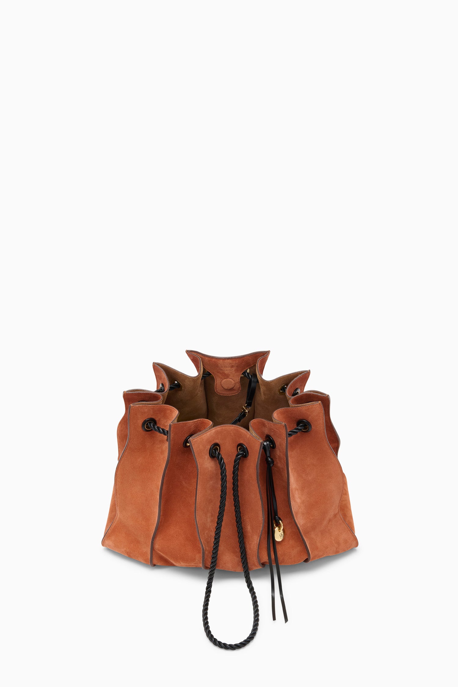Ulla Johnson Adria tote cuir Sierra suède marron OS