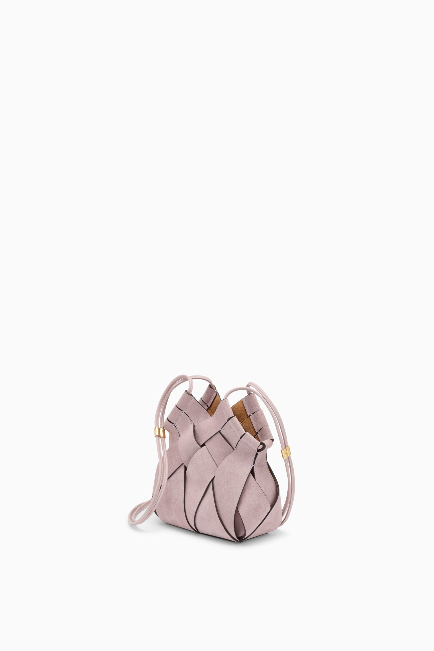 Ulla Johnson Charlotte sac bandoulière Lilac tressé