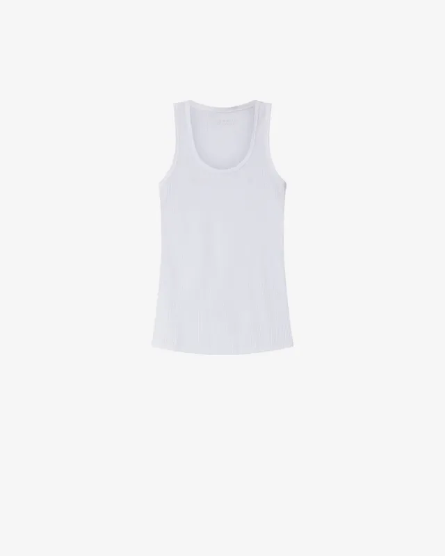 Isabel Marant Thea débardeur coton blanc taille M ajusté