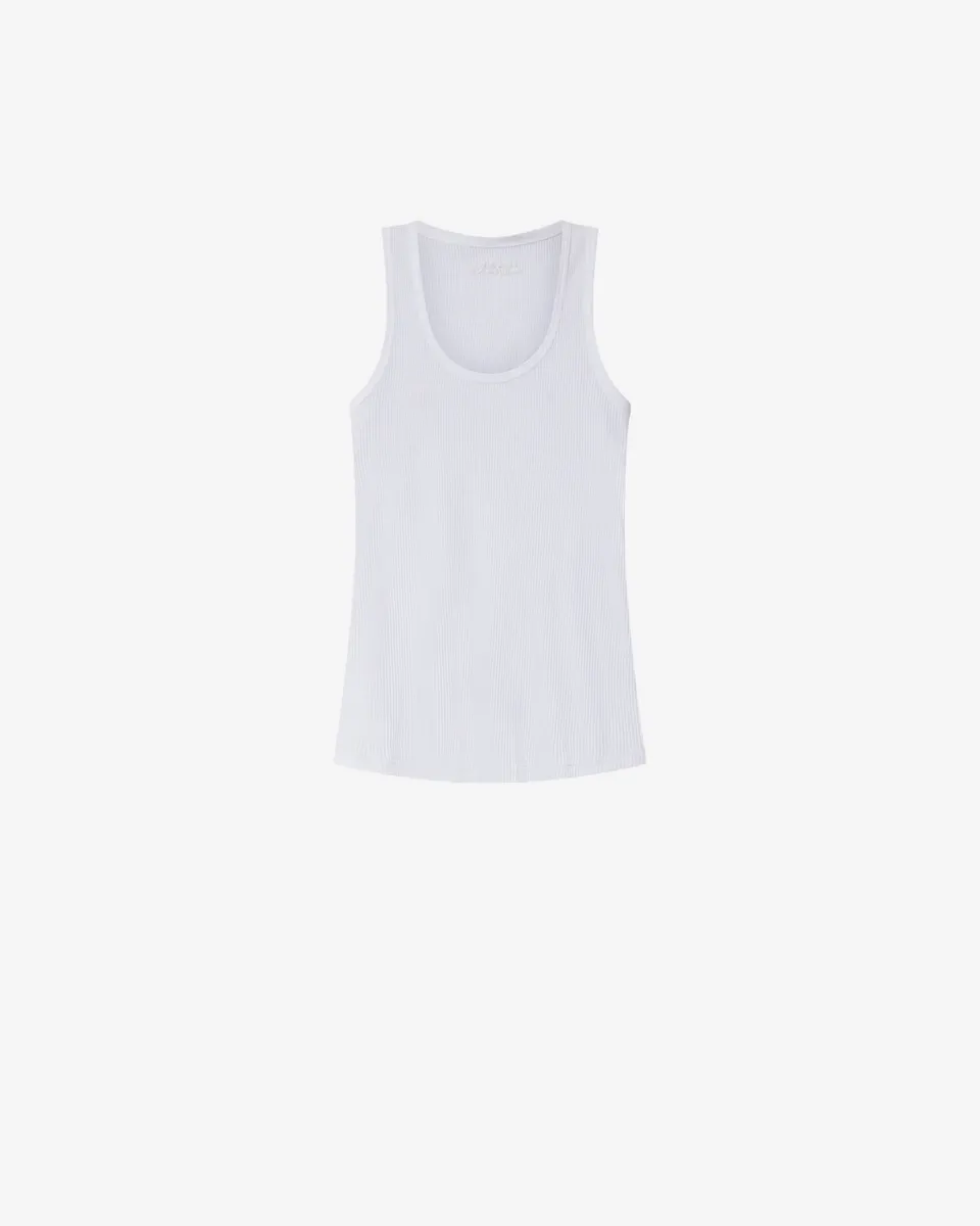 Isabel Marant Thea débardeur coton blanc taille M ajusté