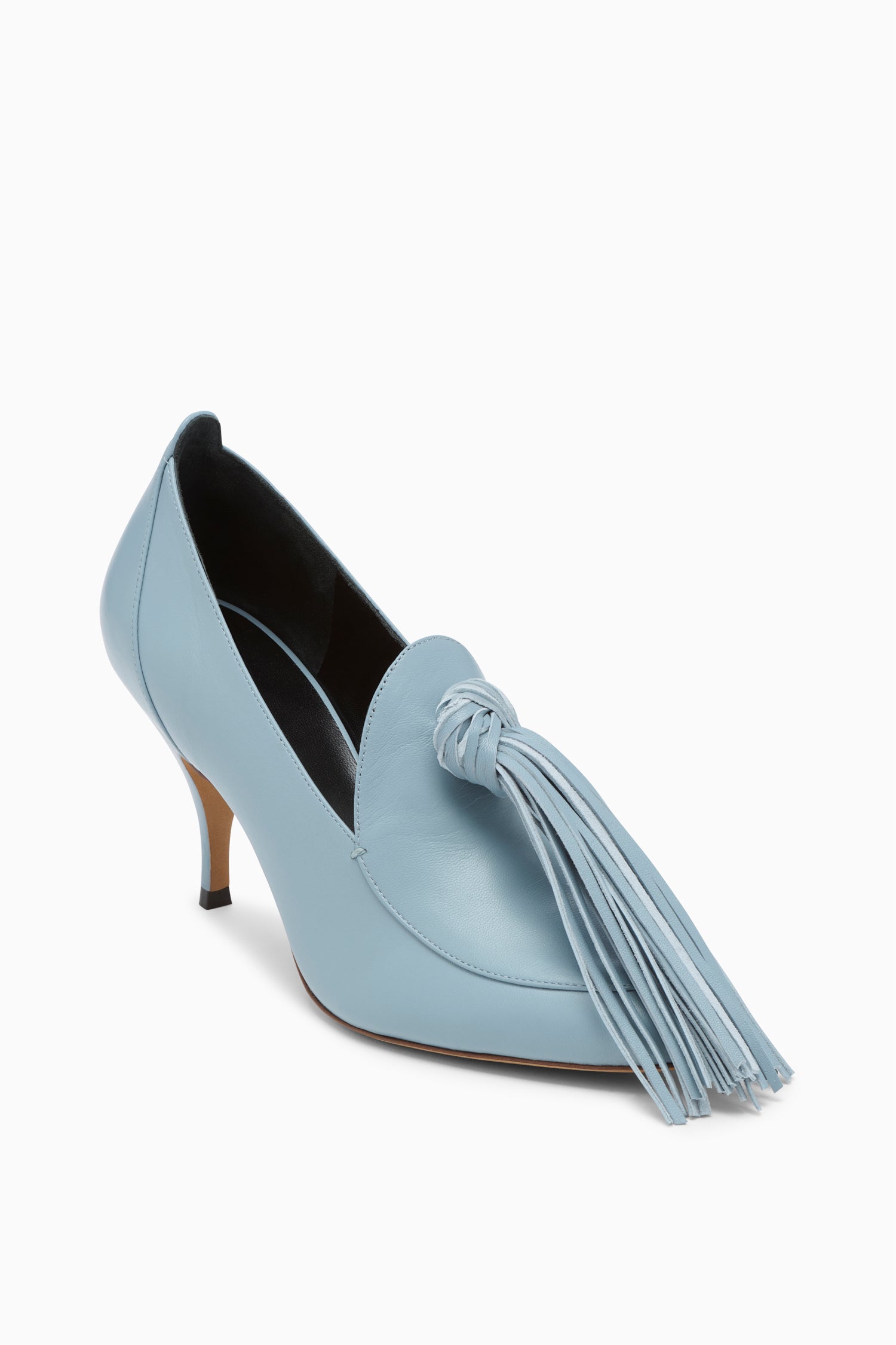 Ulla Johnson Agata Escarpins Cuir Arctic Talon 75mm