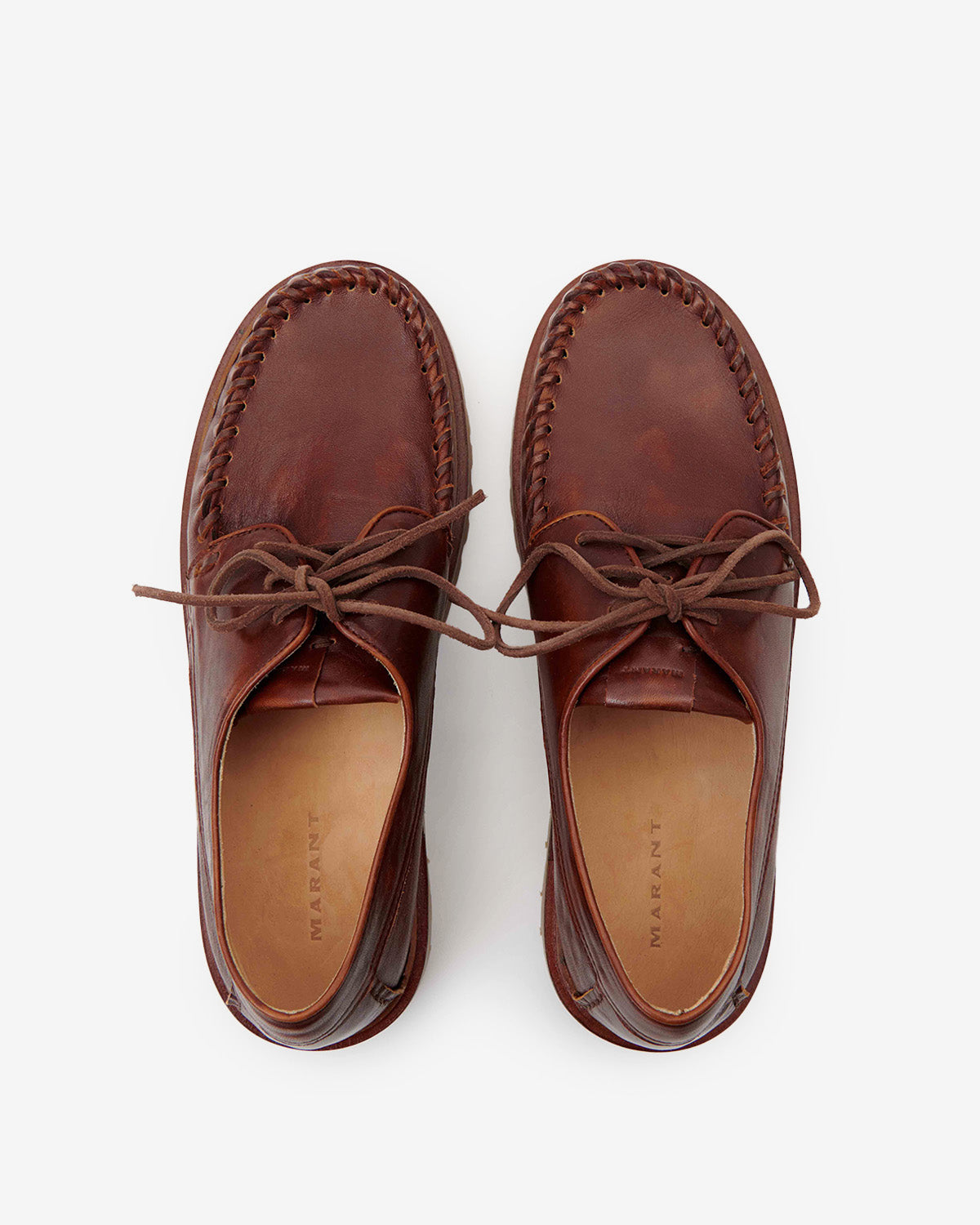 Isabel Marant Byren mocassins cuir marron