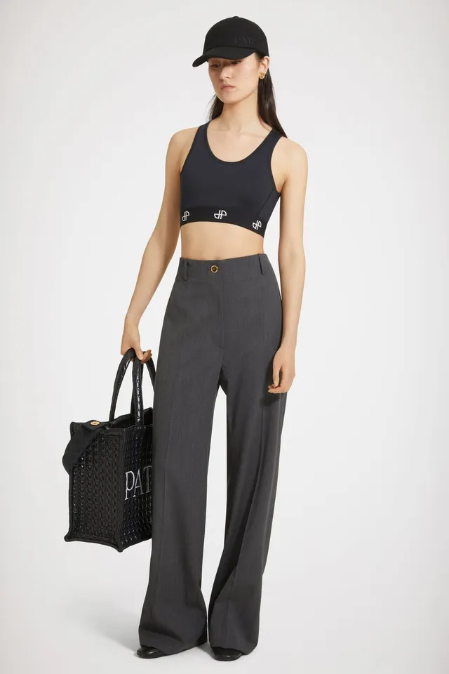 Patou TR002 pantalon droit Anthracite twill laine 34-44