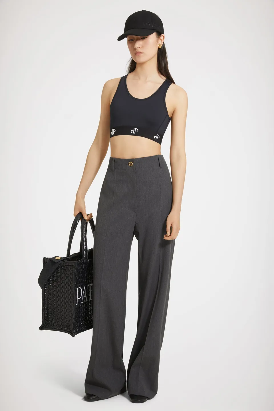 Patou TR002 pantalon droit Anthracite twill laine 34-44