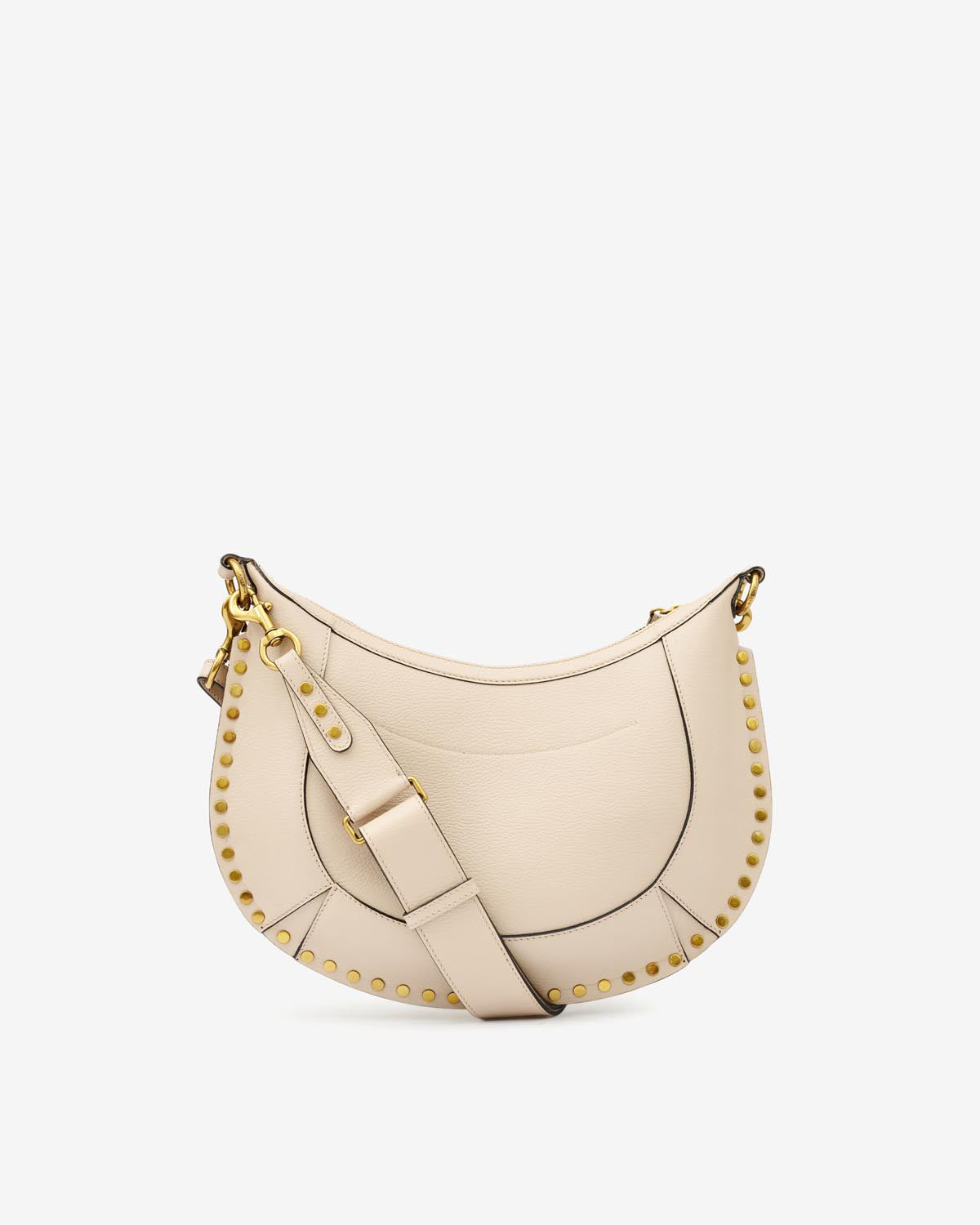 Isabel Marant Naoko sac cuir grainé beige clair