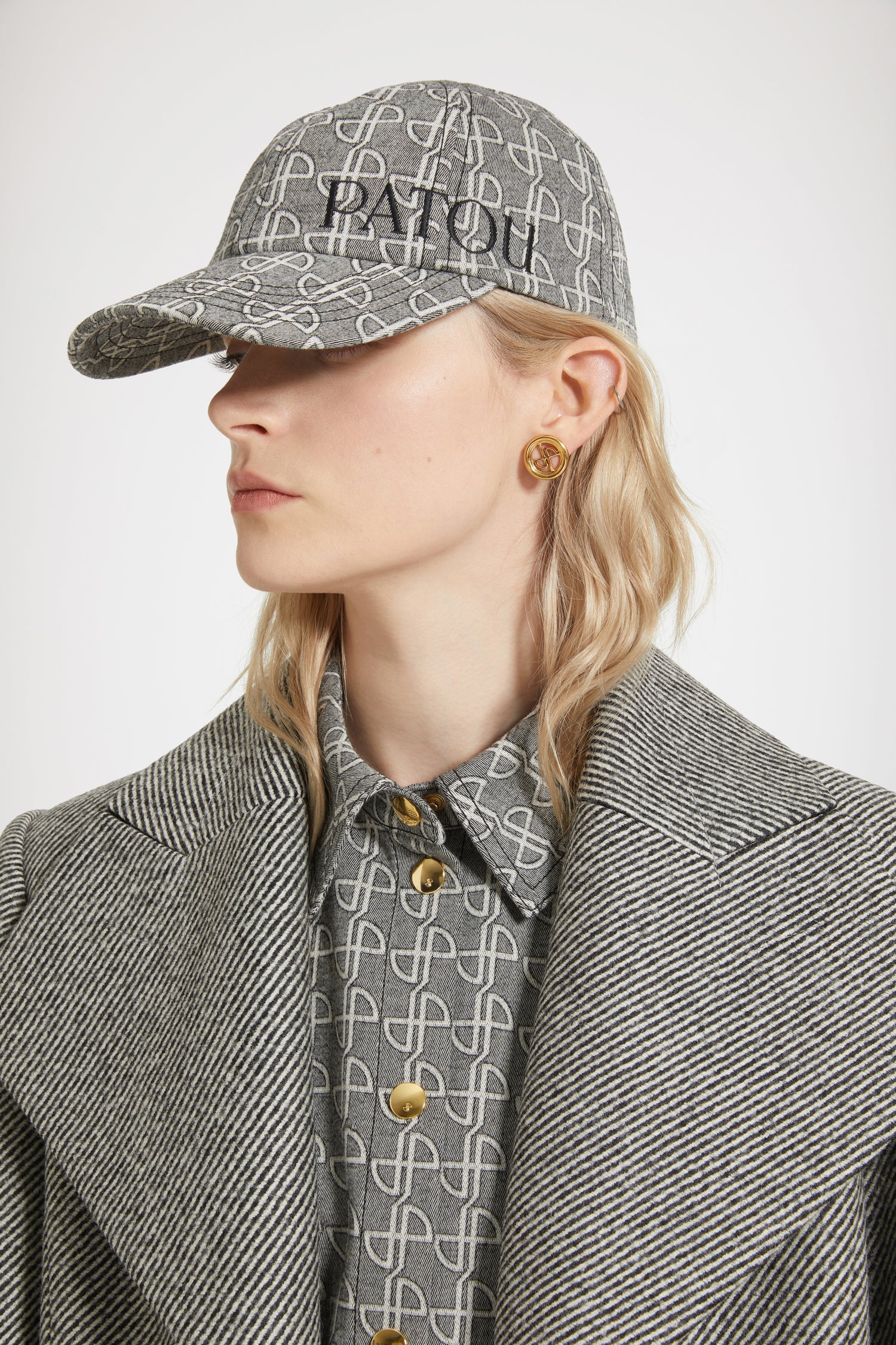 Patou H23AC05601535103 casquette Black JP Link coton