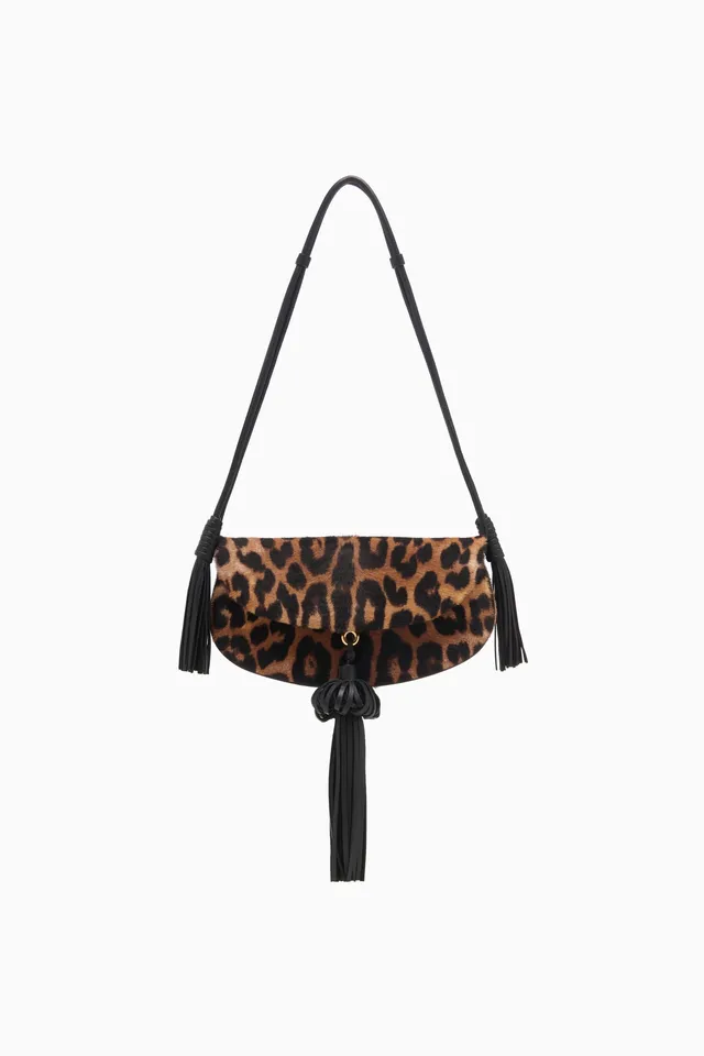 Ulla Johnson Paloma sac cuir Leopard