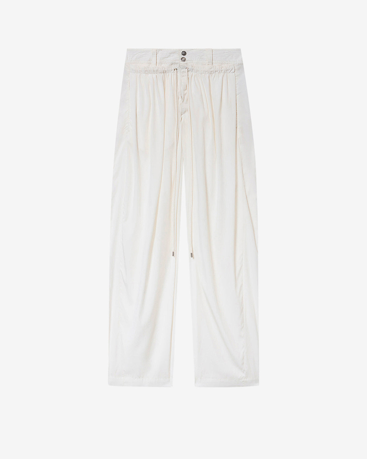 Isabel Marant Inaya pantalon large blanc effet baroudeur