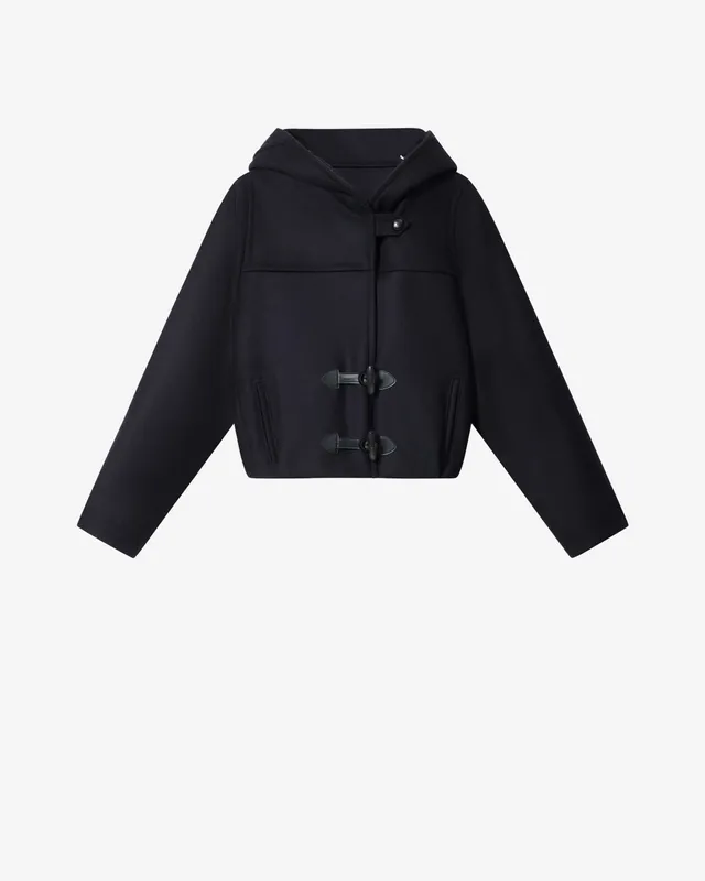 Isabel Marant Trixie MA0561FA manteau bleu marine laine