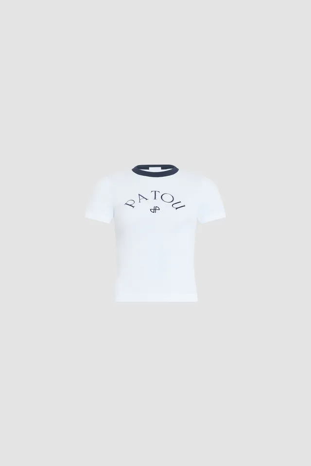 Patou T-Shirts P26JE2499994001W T-shirt blanc coton bio