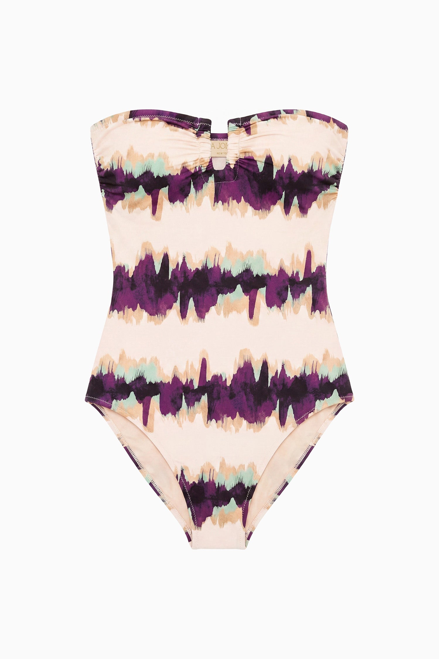 Ulla Johnson Monterey PF261709 maillot bustier Quarry une pièce