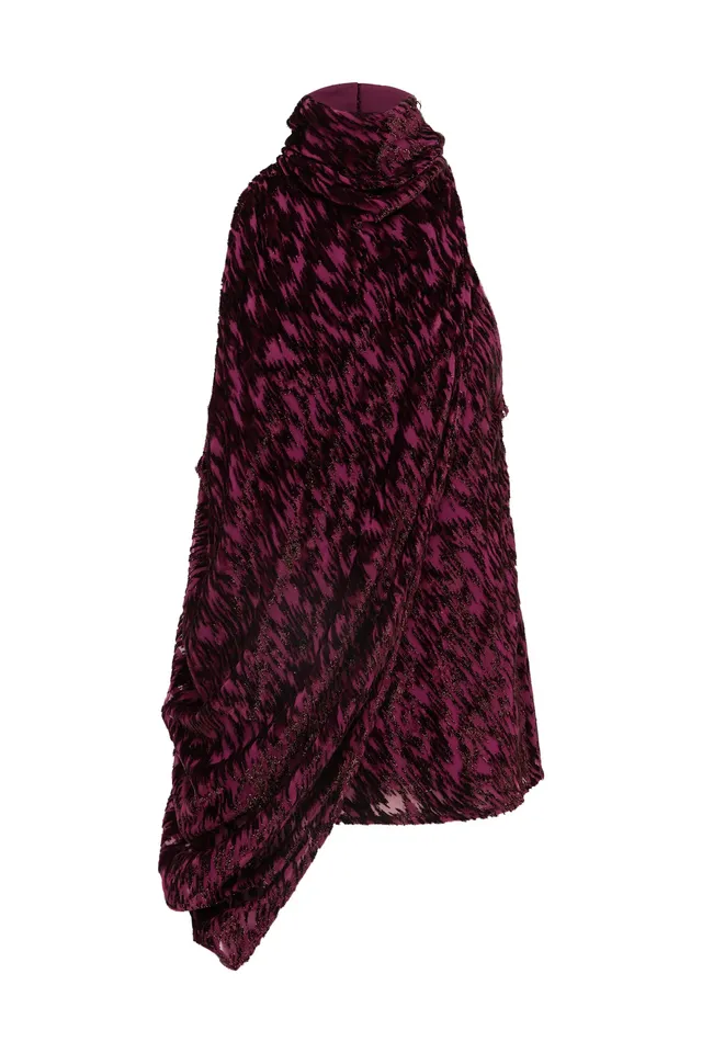 Alemäis Jimi Top haut halter velours métallique