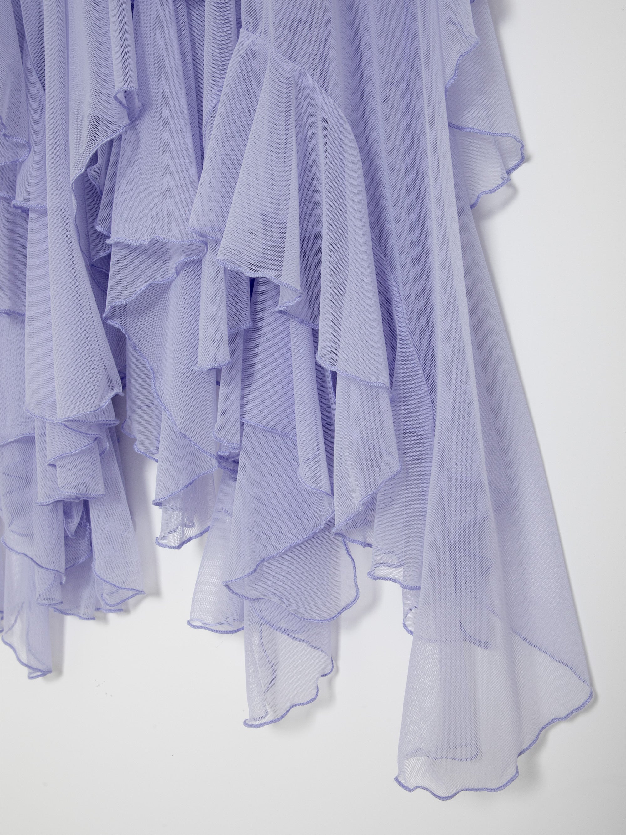 Ester Manas Dresses Lilac Spiral Maxi Robe longue lilas