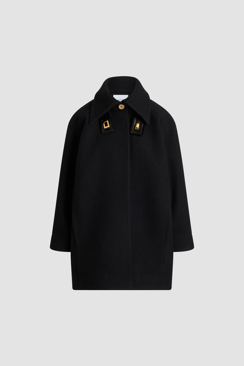 Patou OU042 parka lainage bouilli Noir doublée