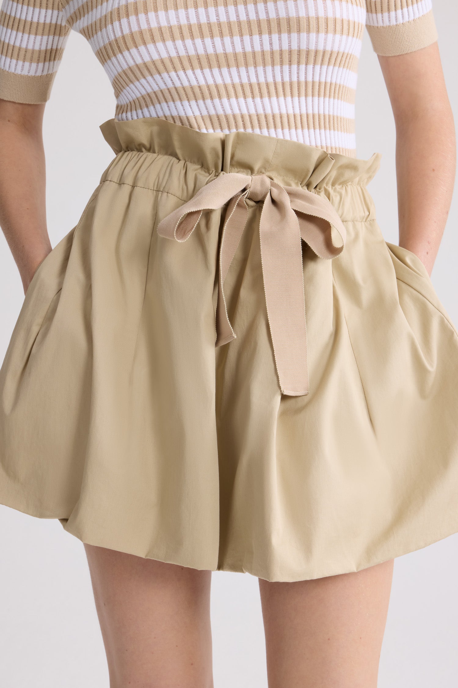 Patou Organic Cotton Bloomer Skirt sable coton bio 34-44