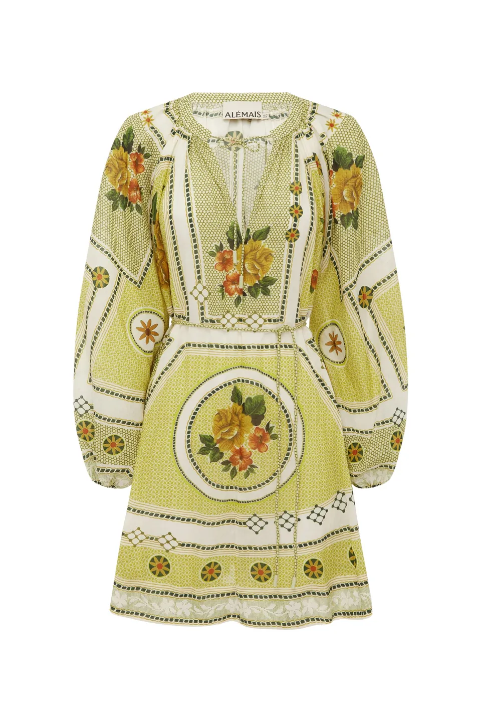 Alemaïs Dixie Mini Dress robe ramie fleurie