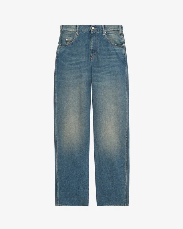 Isabel Marant Jorje PA0123HA jean large bleu