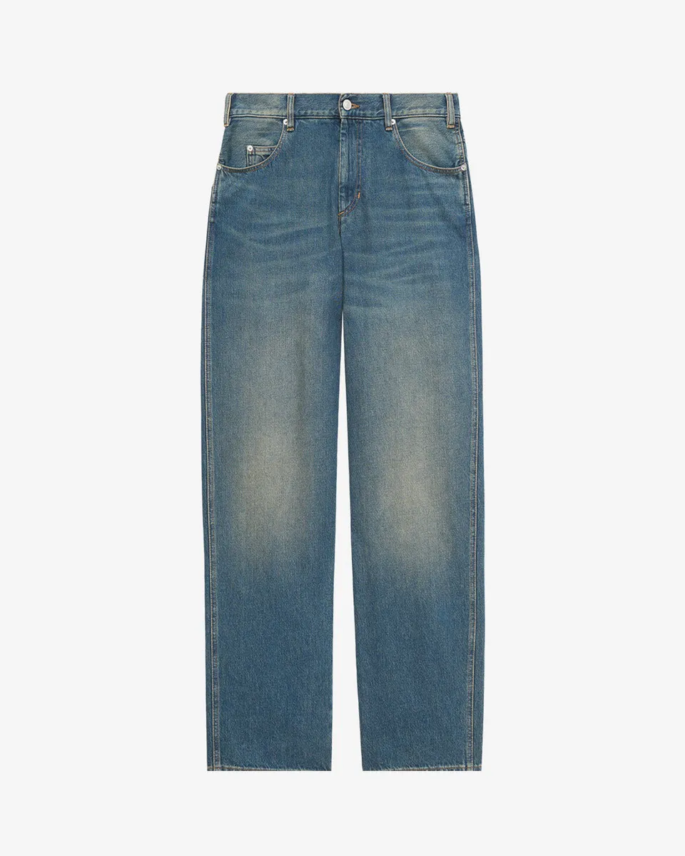 Isabel Marant Jorje PA0123HA jean large bleu